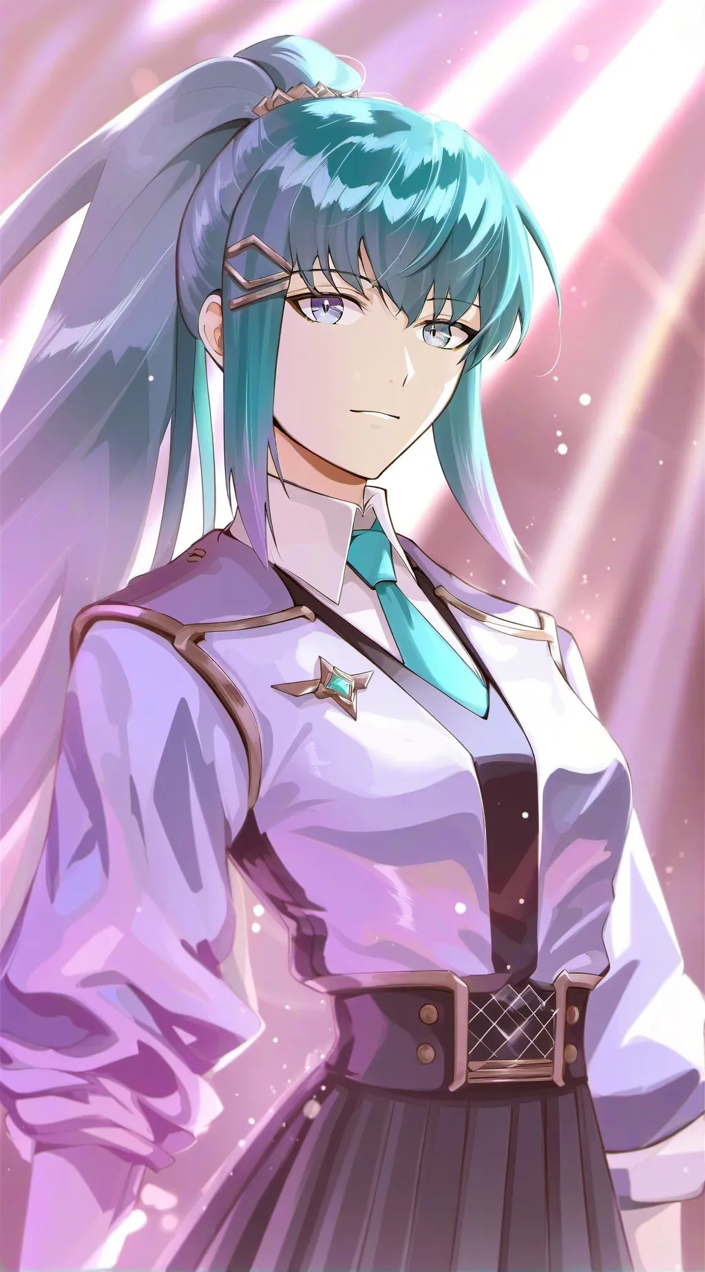 ai character: Kny soulmate color background