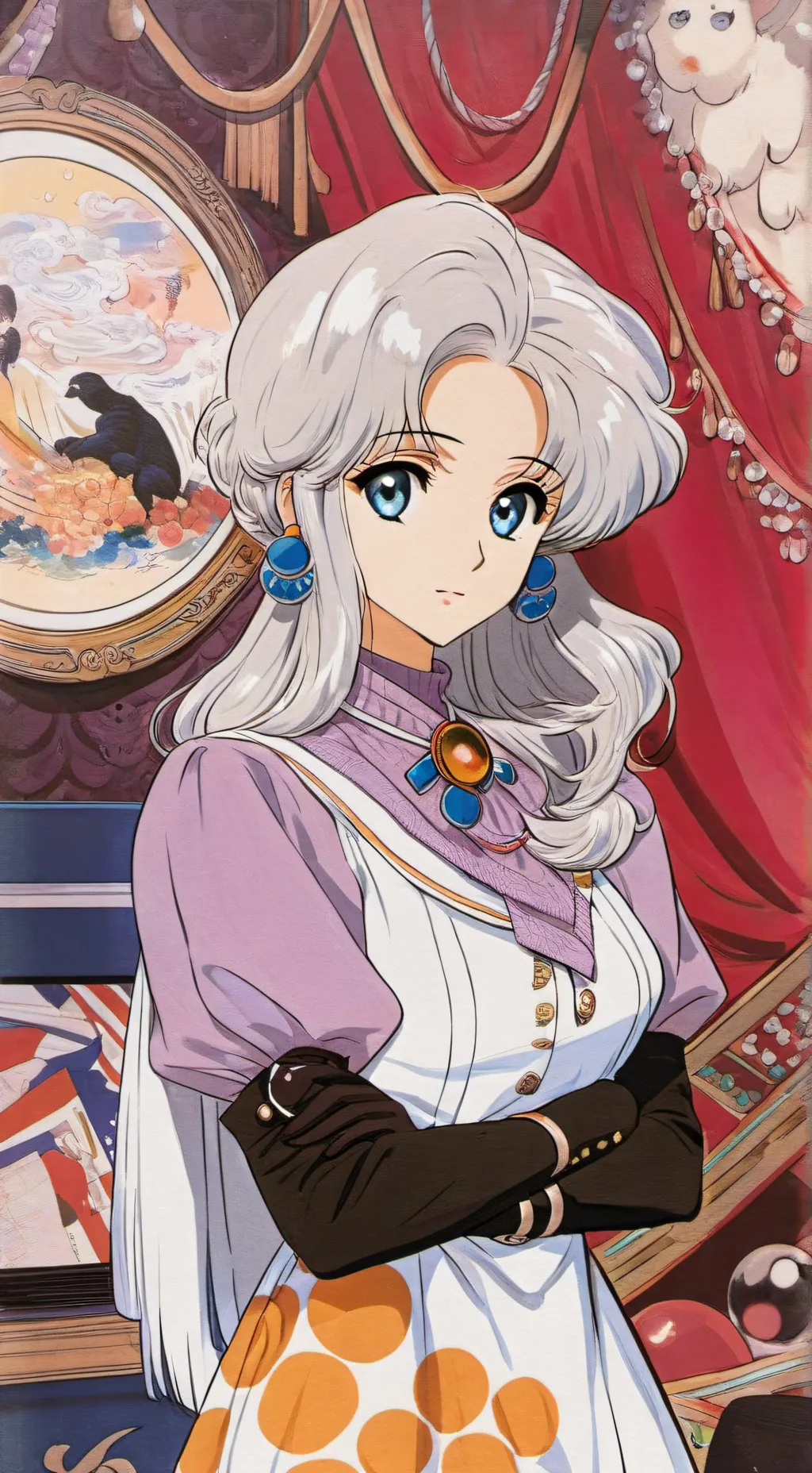 ai character: luna background