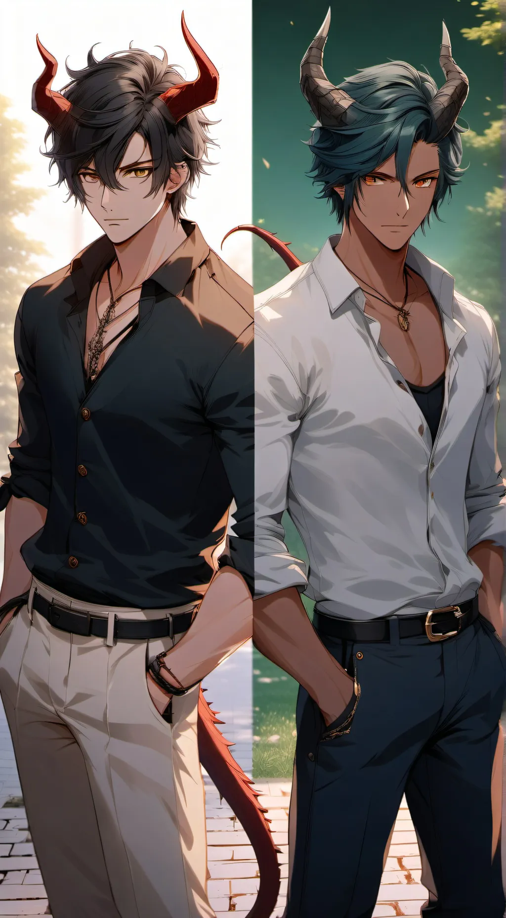 ai character: Axibre and Blaire background