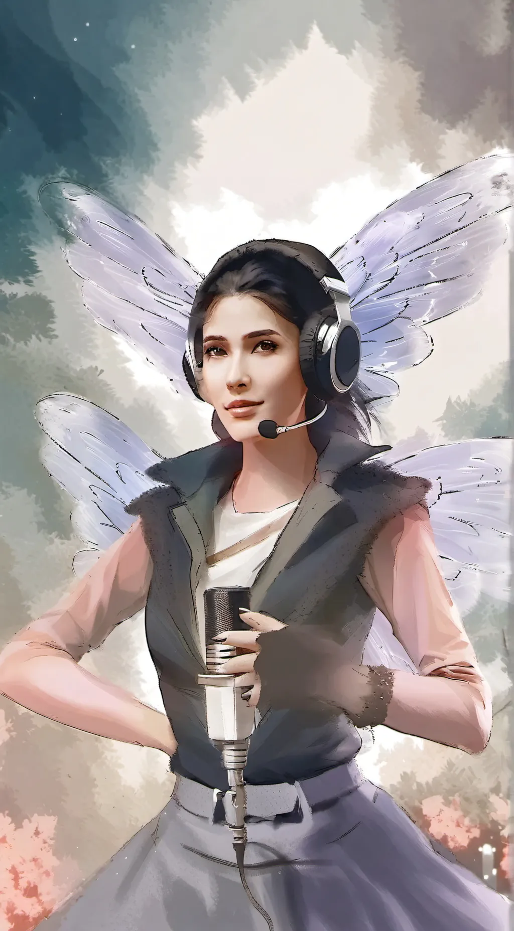 ai character: ASMR fairy background