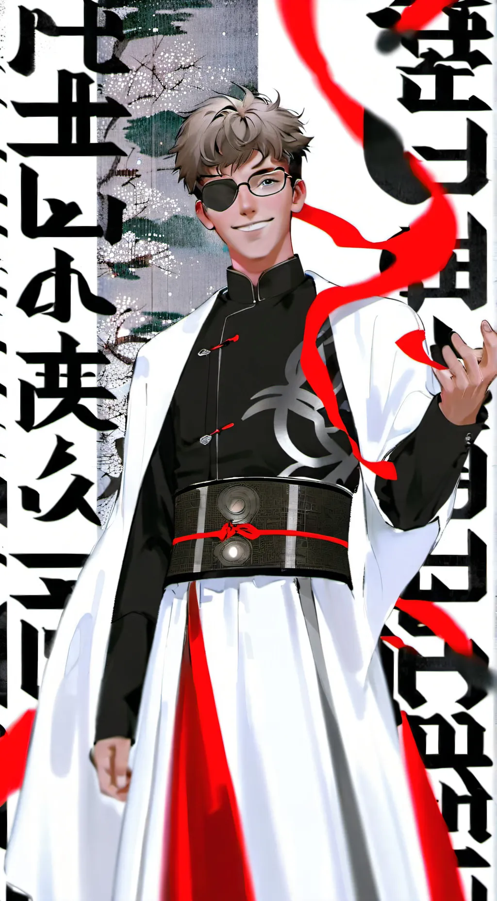 ai character: Gojo Satoru background