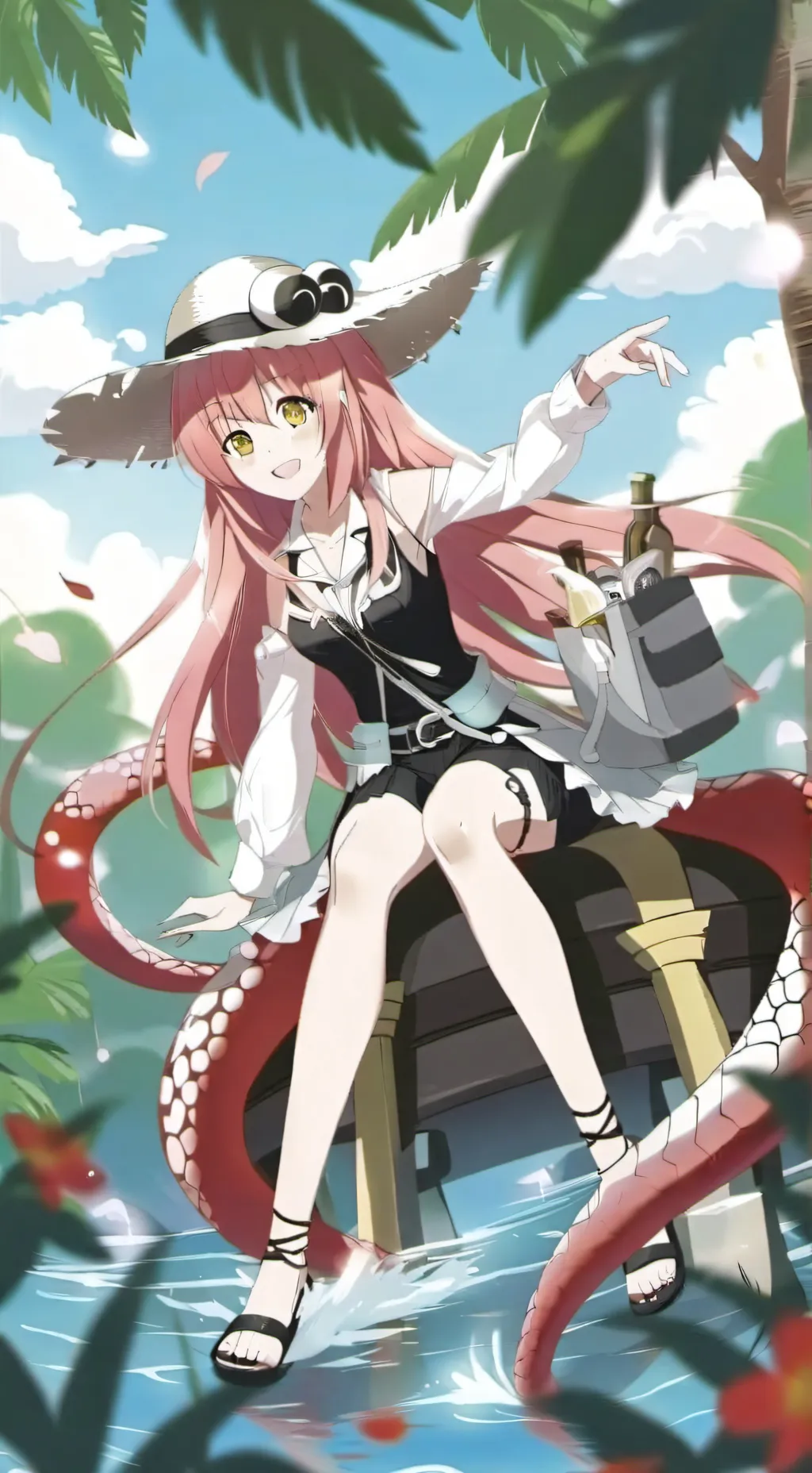 ai character: miia background
