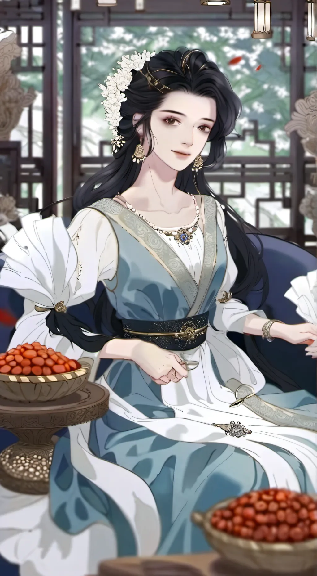 ai character: Ella background