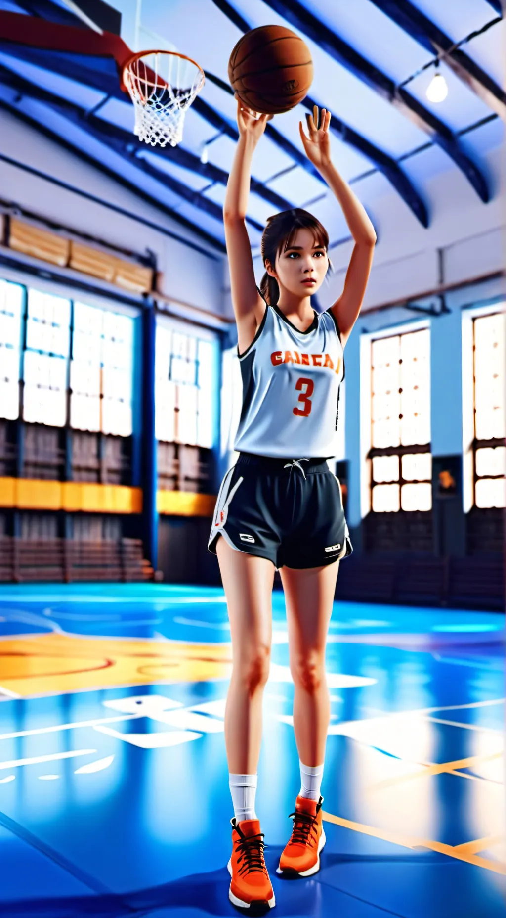 ai character: Chinatsu  background