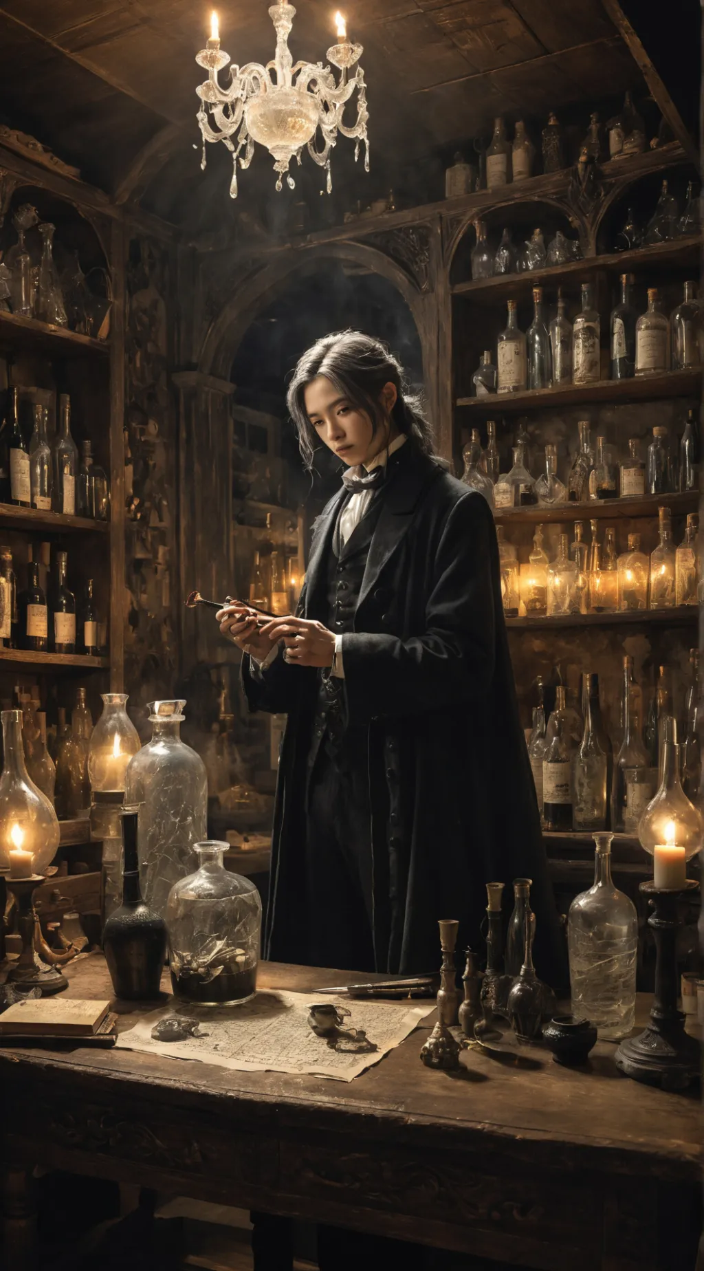 ai character: Lucien background