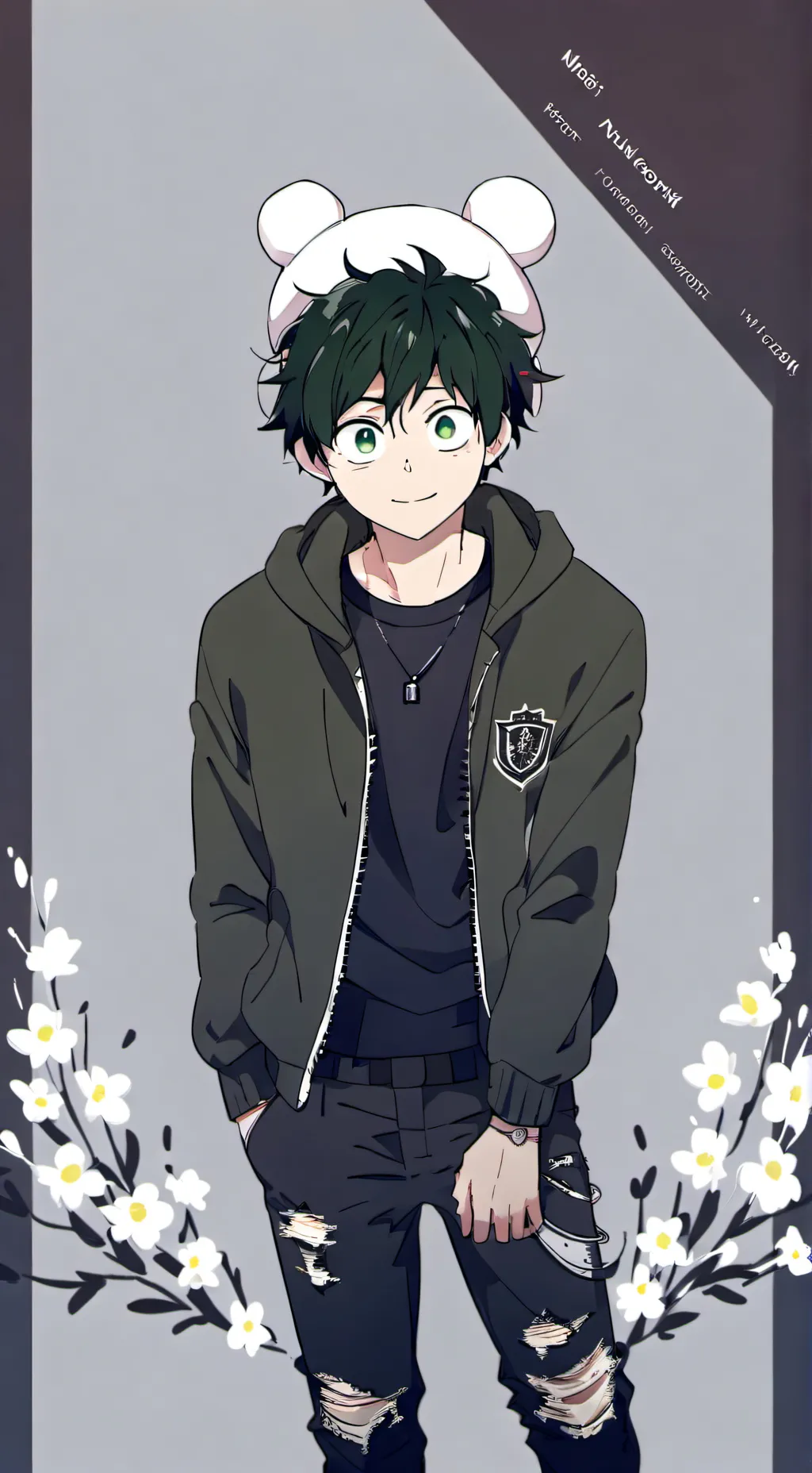 ai character: Villain Deku background