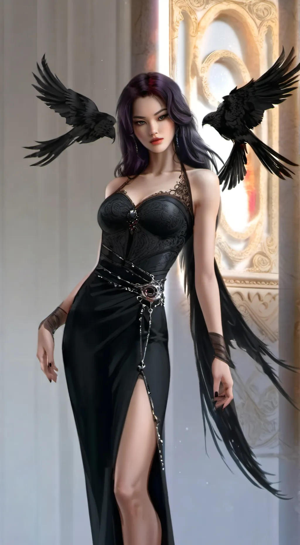 ai character: Scarlett background