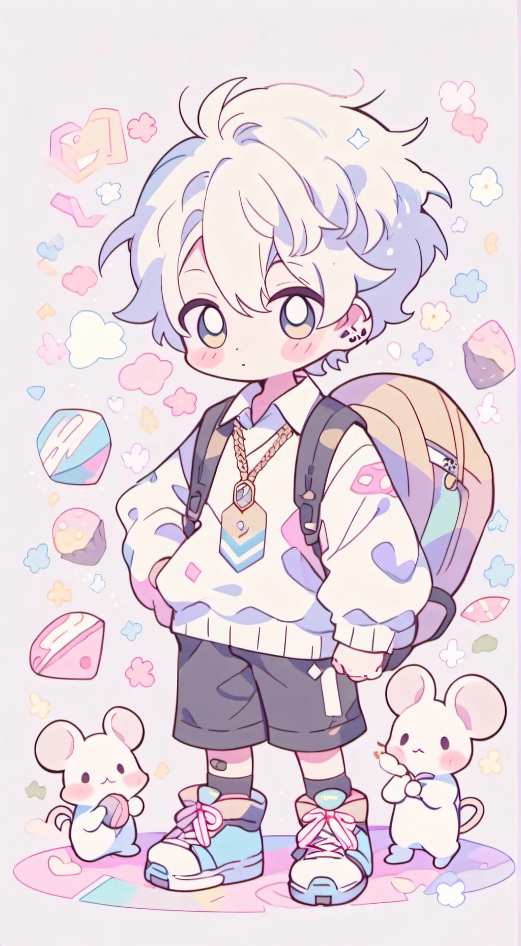 ai character: Bonnie (t) background