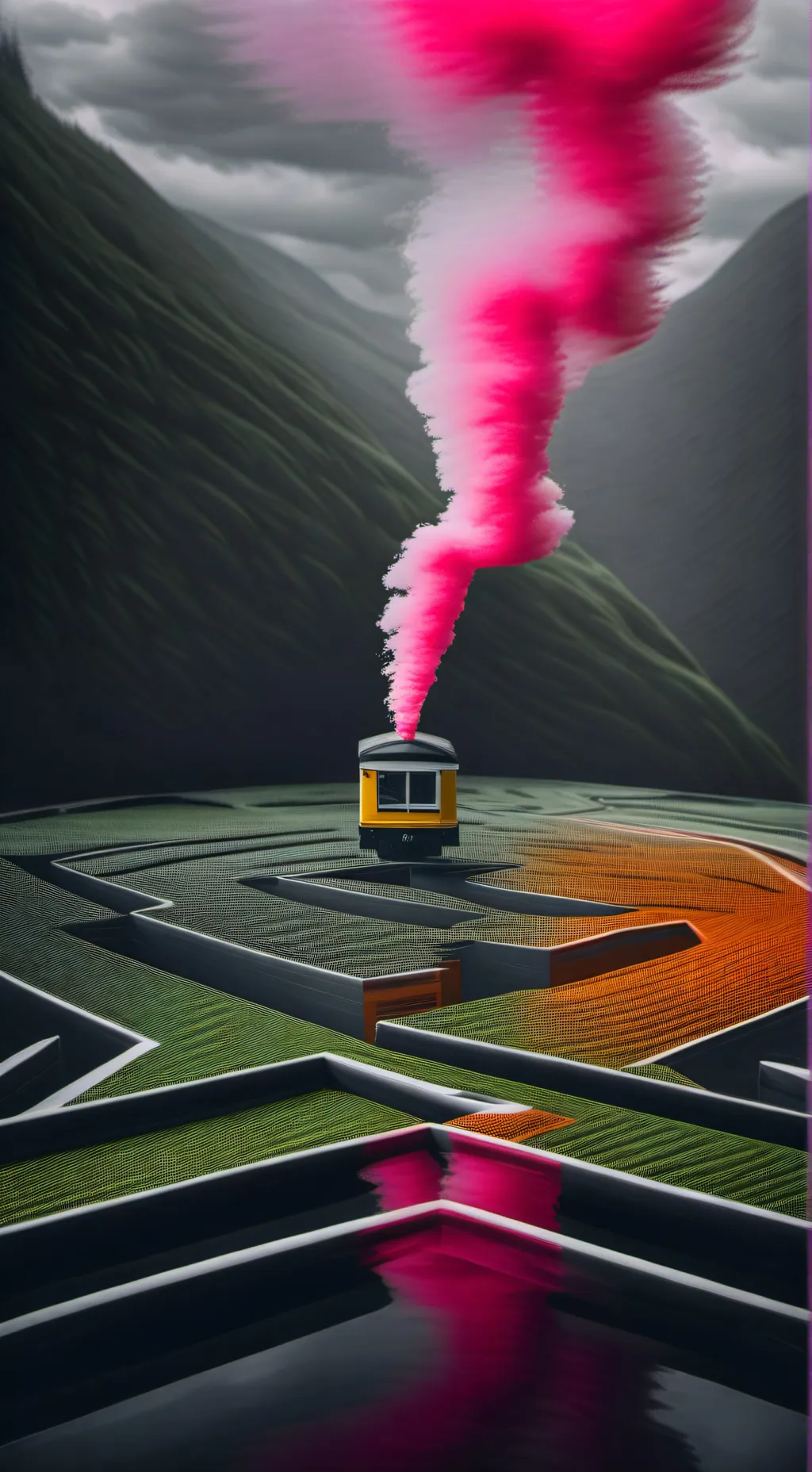 ai character: SPRUNKI WAR background