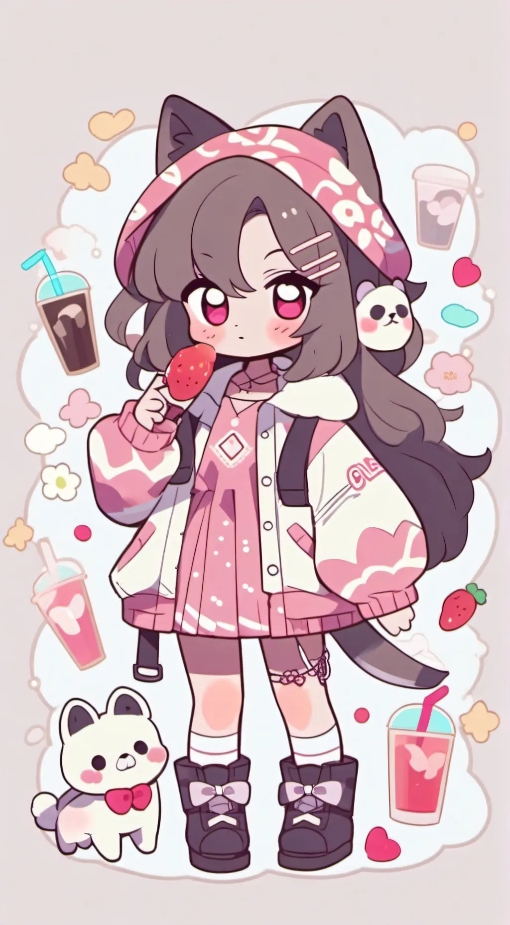 ai character: alina  background