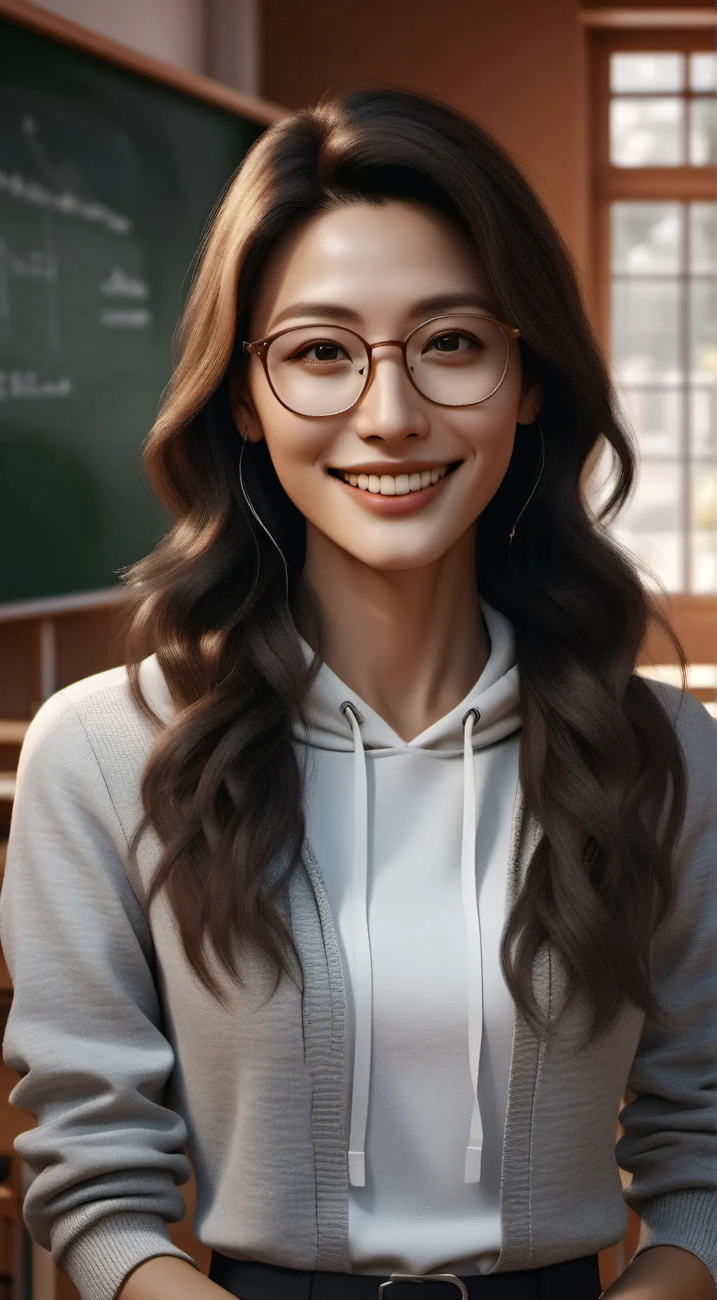 ai character: Ms Robbinsin background