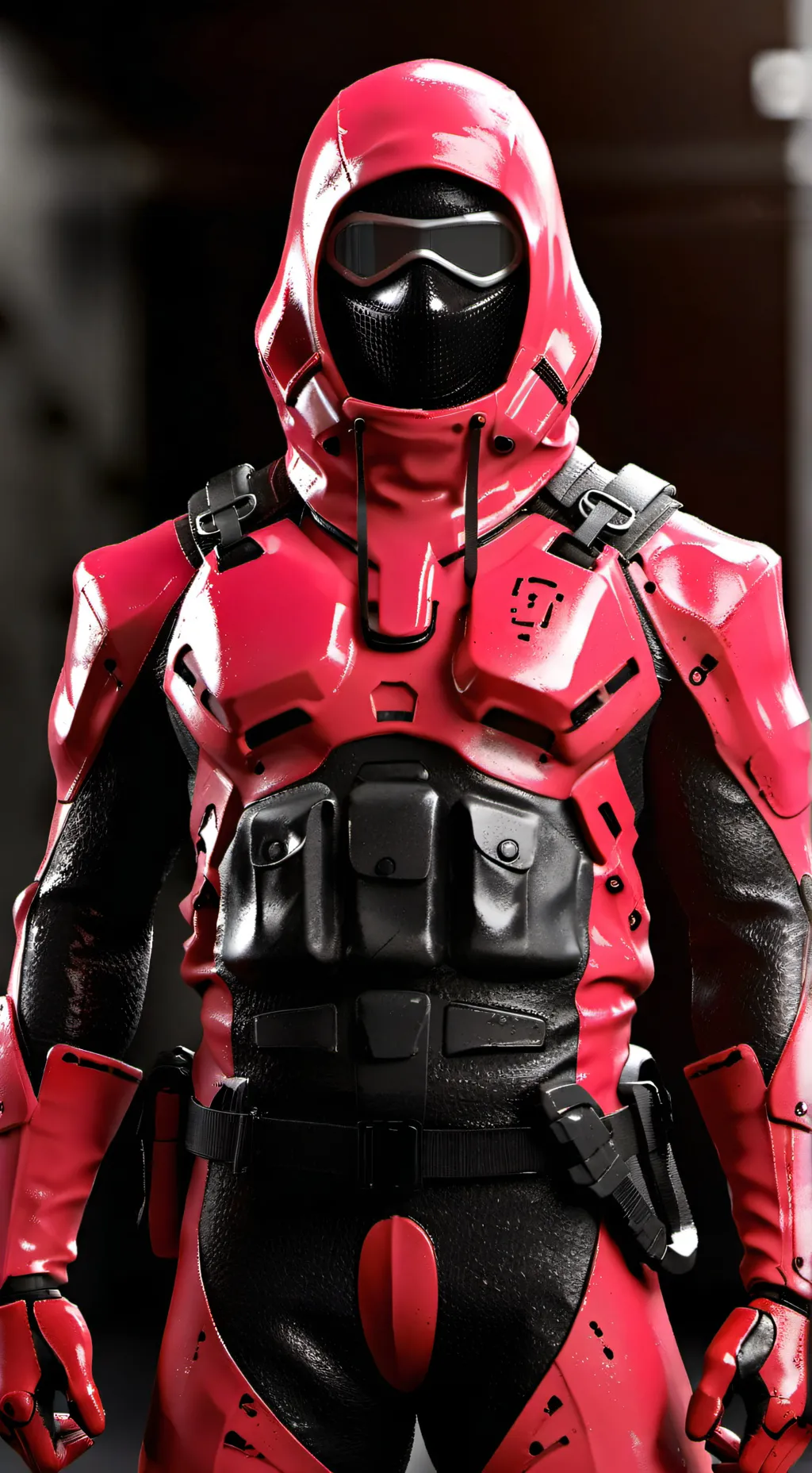 ai character: pink guard  background