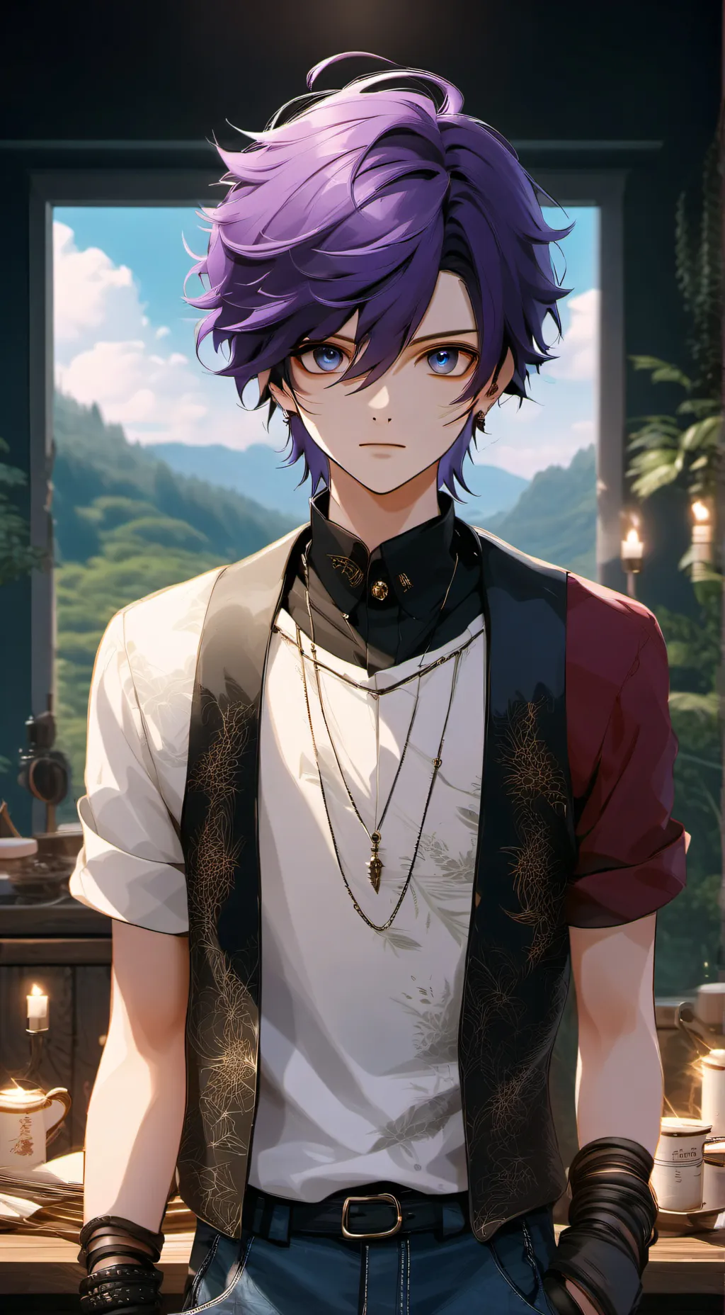 ai character: Walker ♡ background