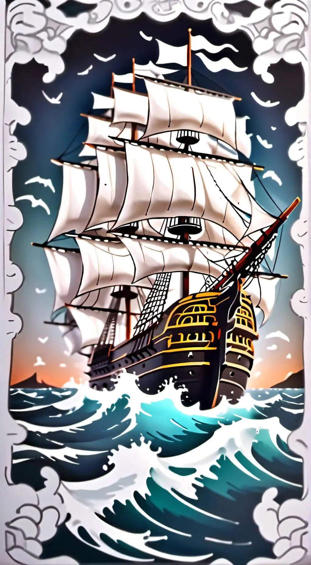 ai character: Build a boat background