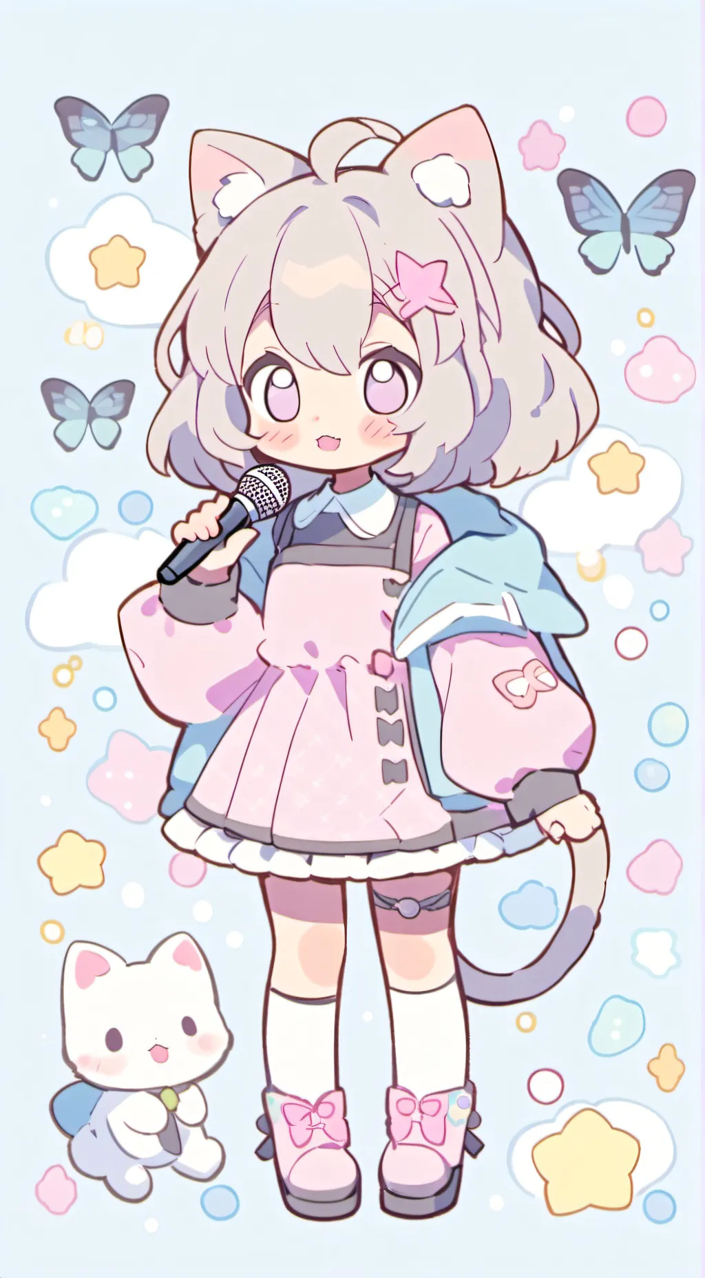 ai character: Melody  background