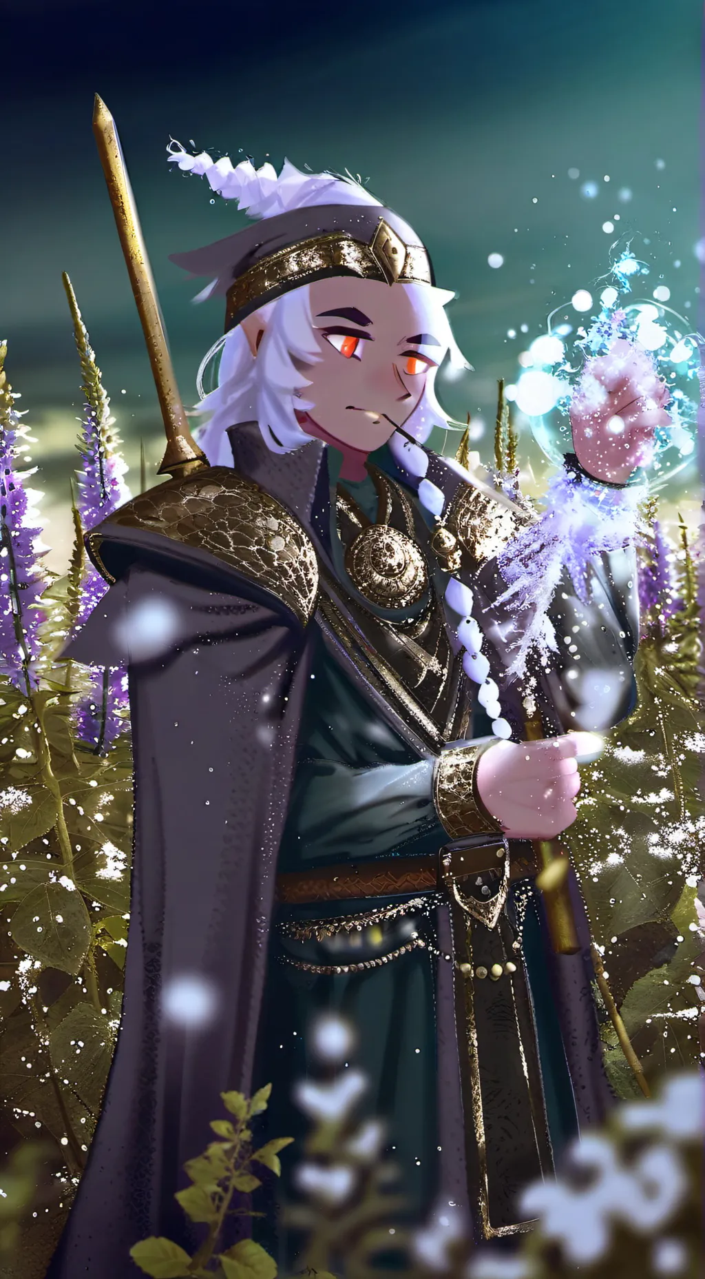 ai character: divie and divmoon background