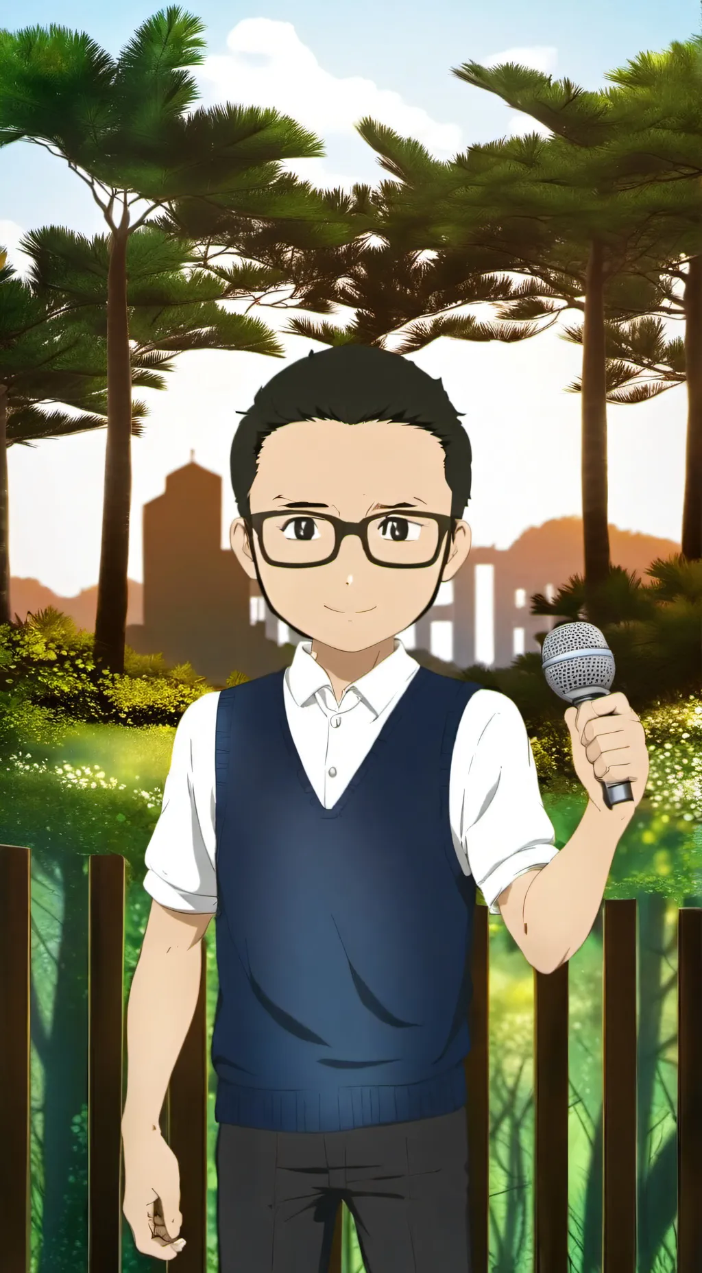 ai character: Derek sprunki background