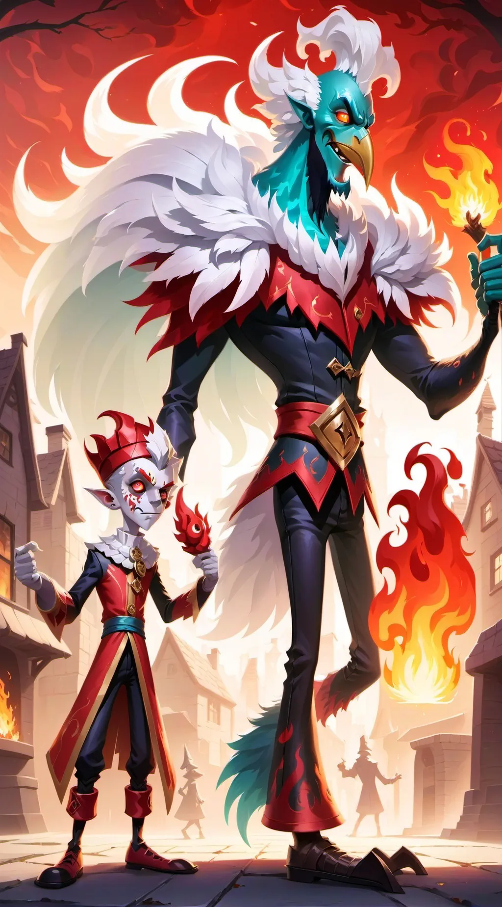 ai character: Fizzaroli cooks background