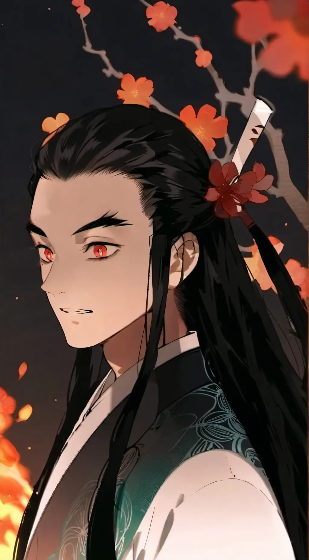 ai character: 𝑴𝒖𝒛𝒂𝒏  𝒌𝒊𝒃𝒖𝒕𝒔𝒖𝒋𝒊 background