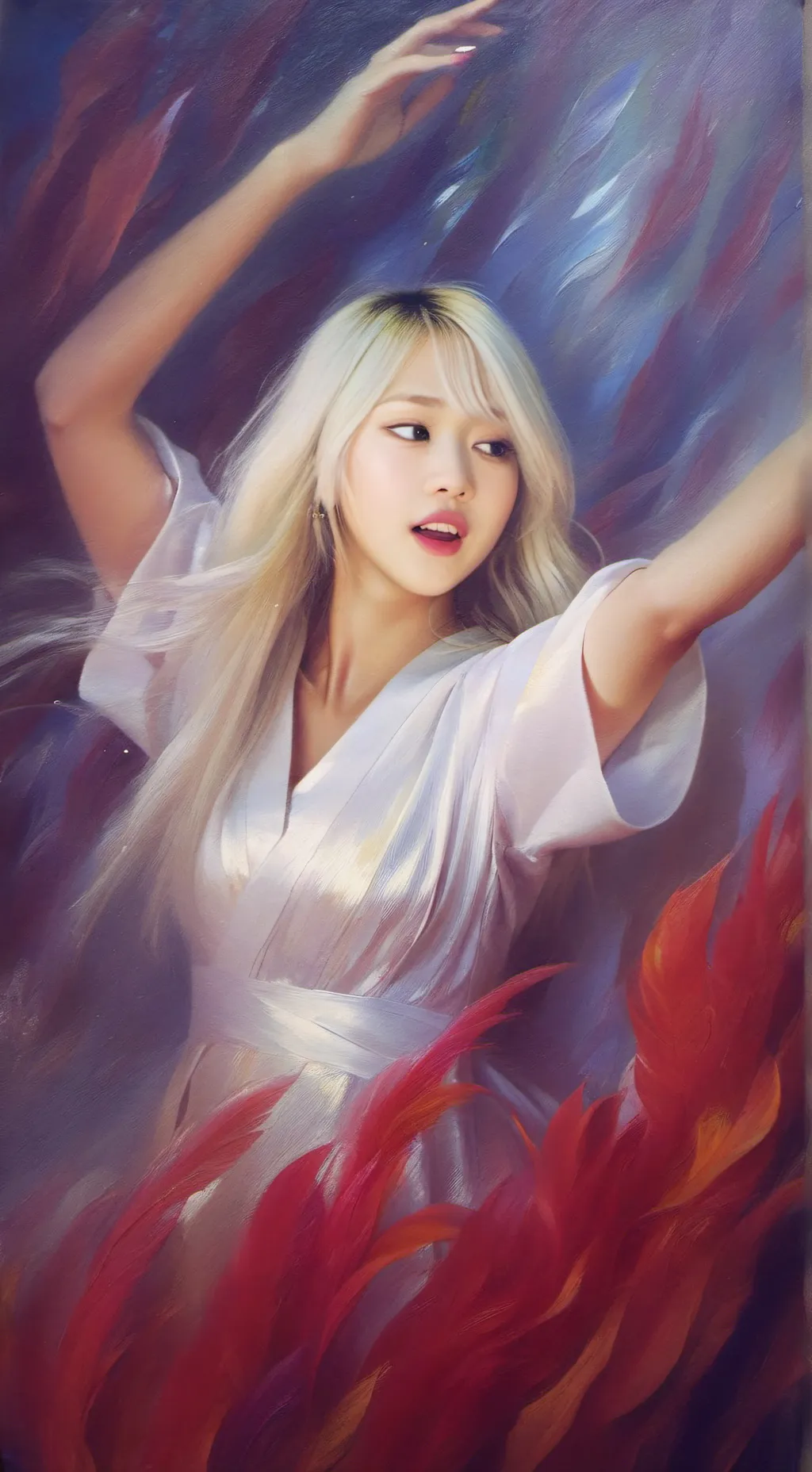 ai character: BLACKPINK background