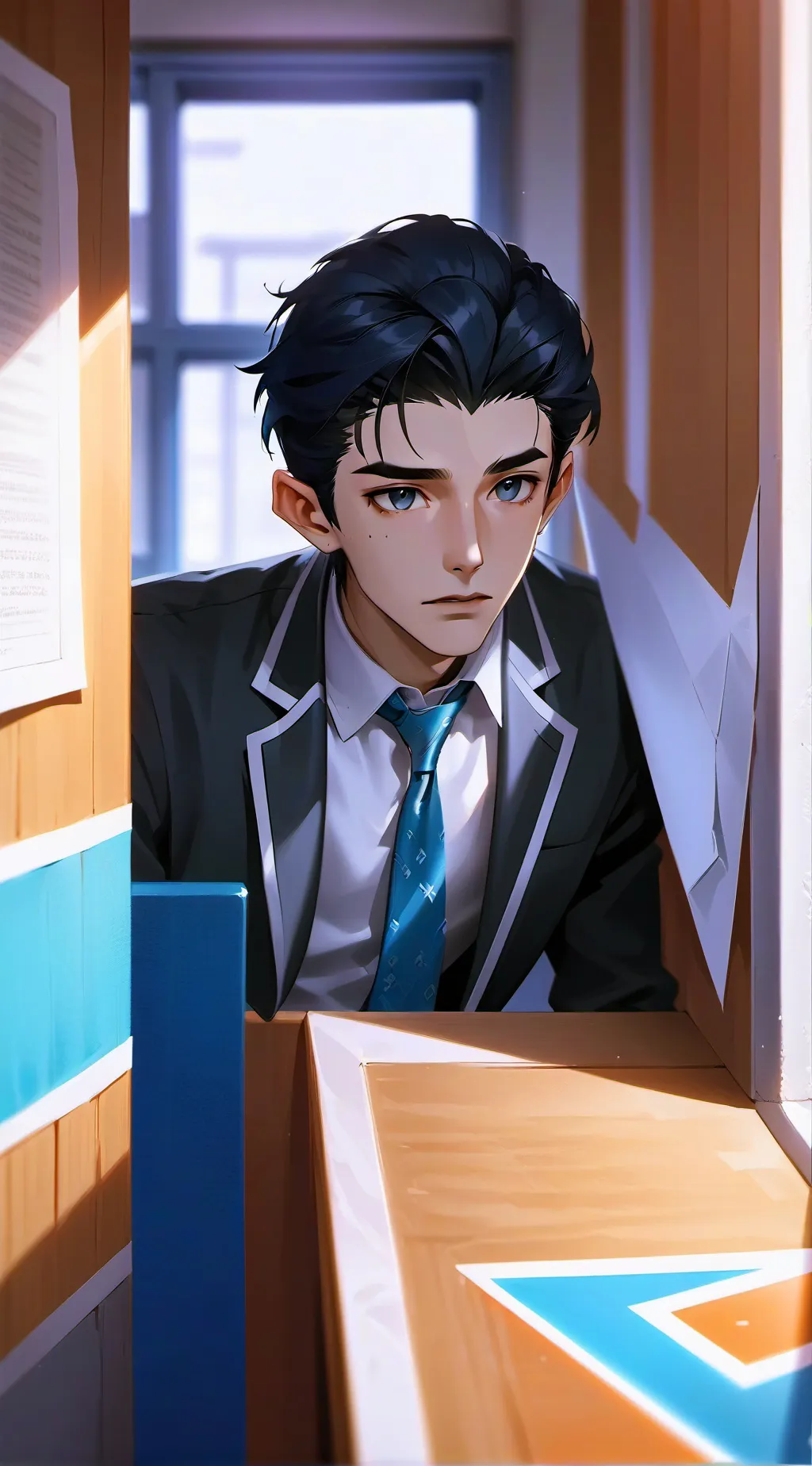 ai character: roasting kid  background