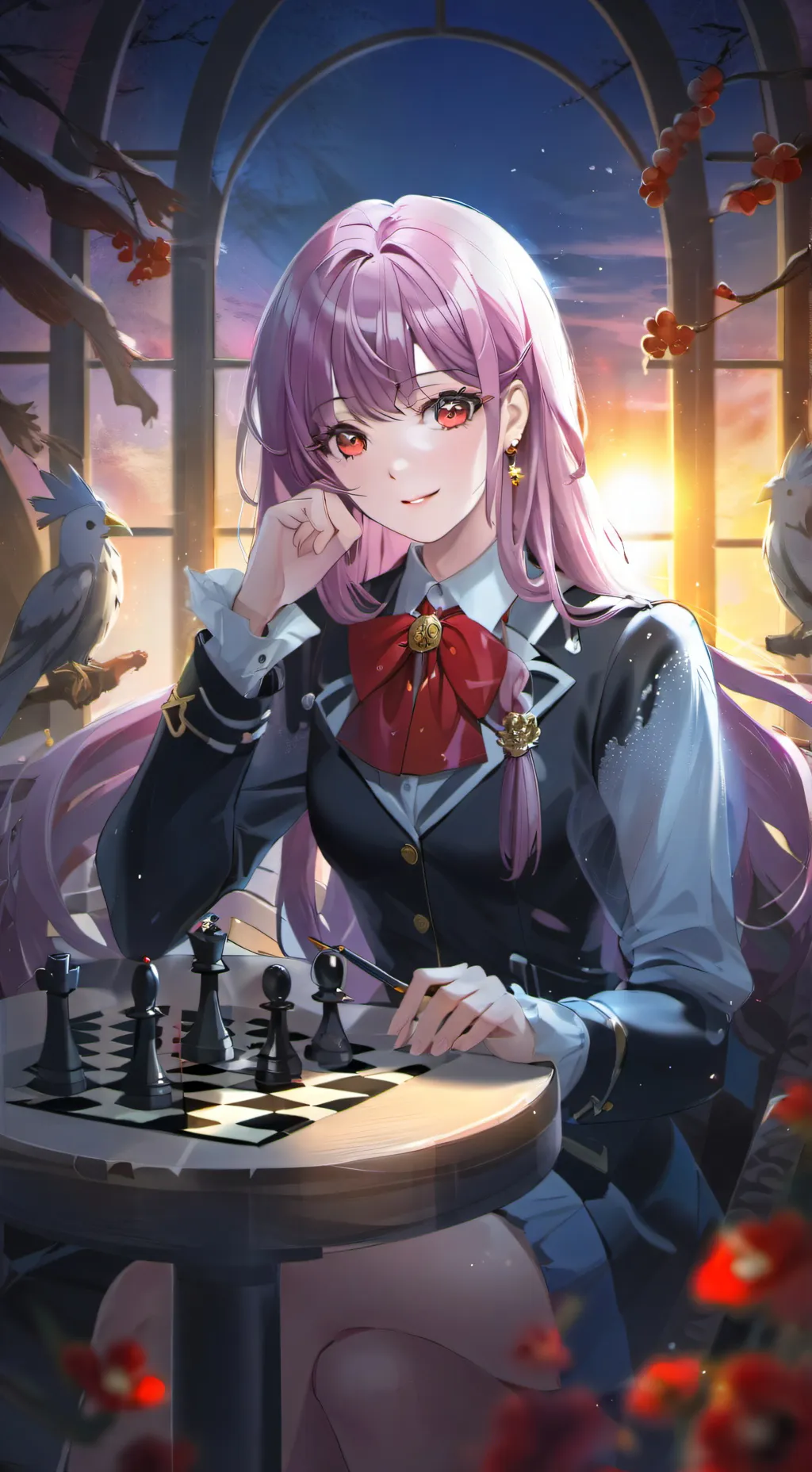 ai character: Akane background