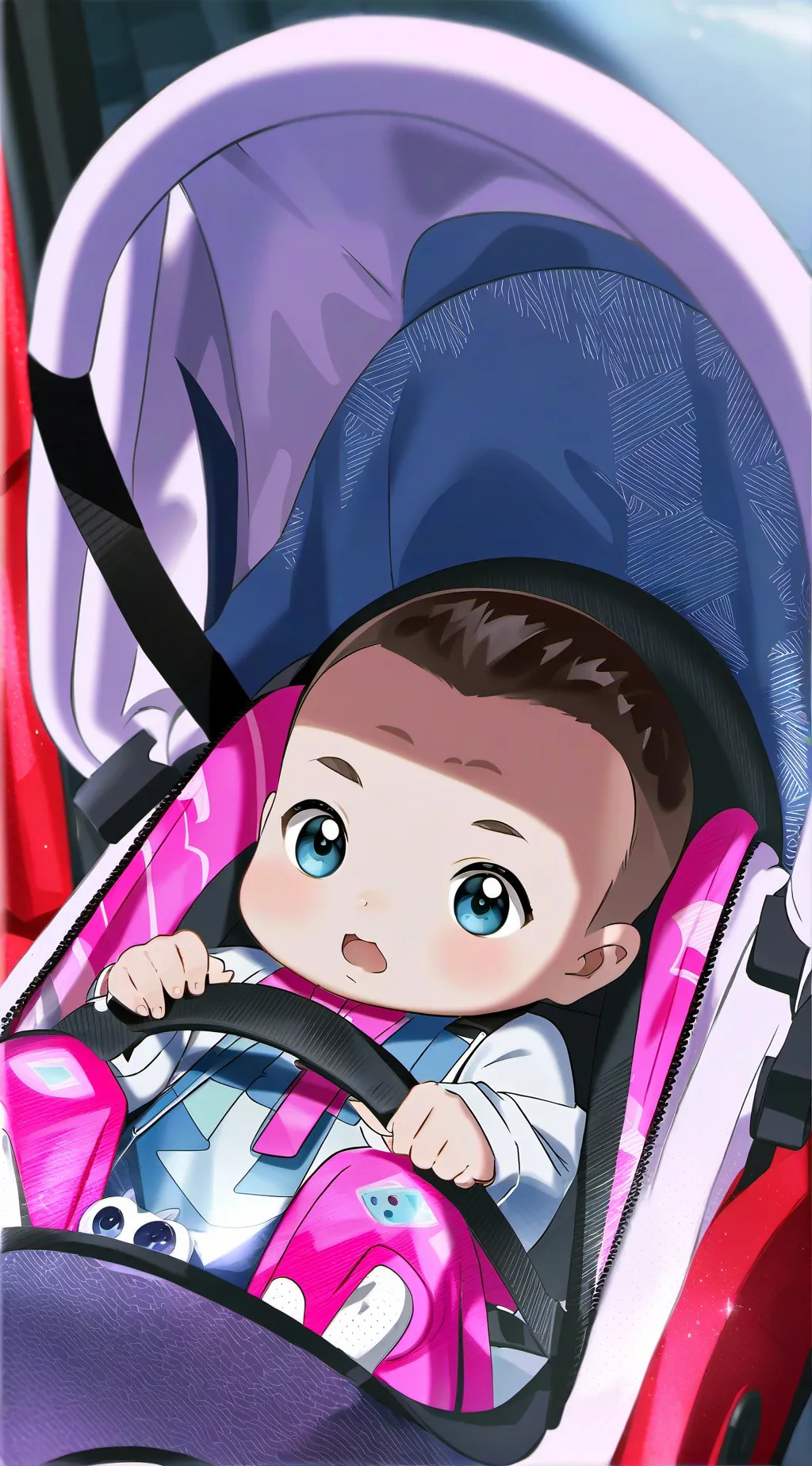 ai character: mam baby background