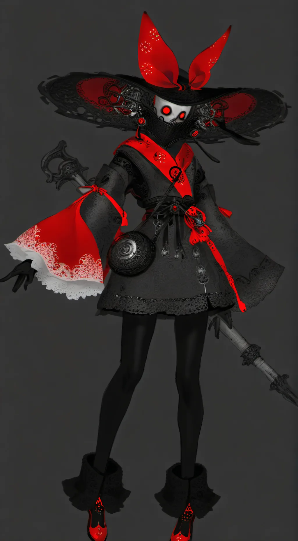 ai character: Uzi background