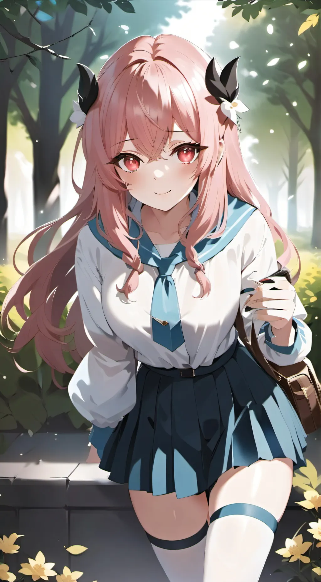 ai character: au lycée background