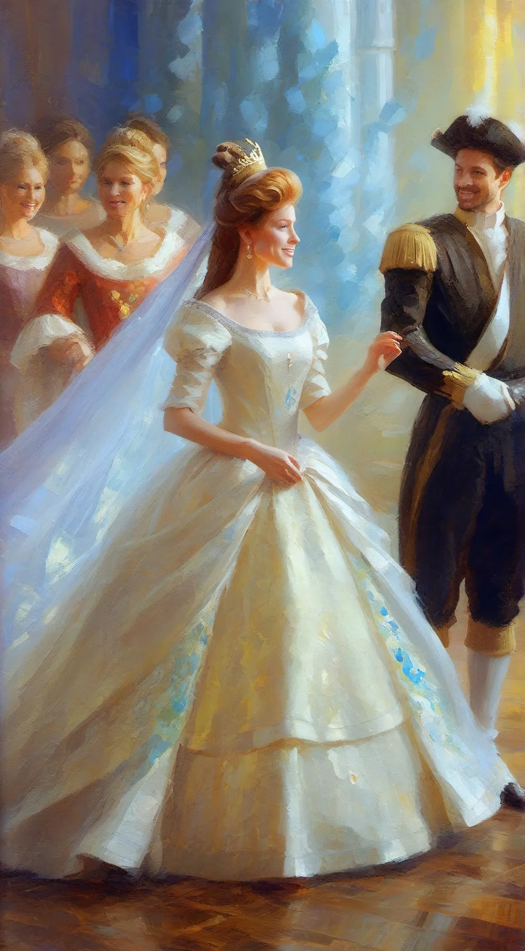 ai character: Cinderell (you) background