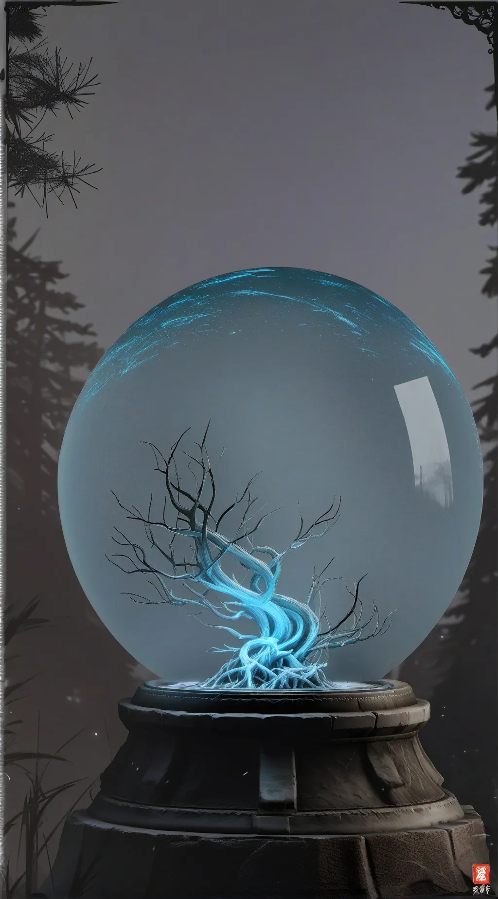 ai character: The Blue Star background