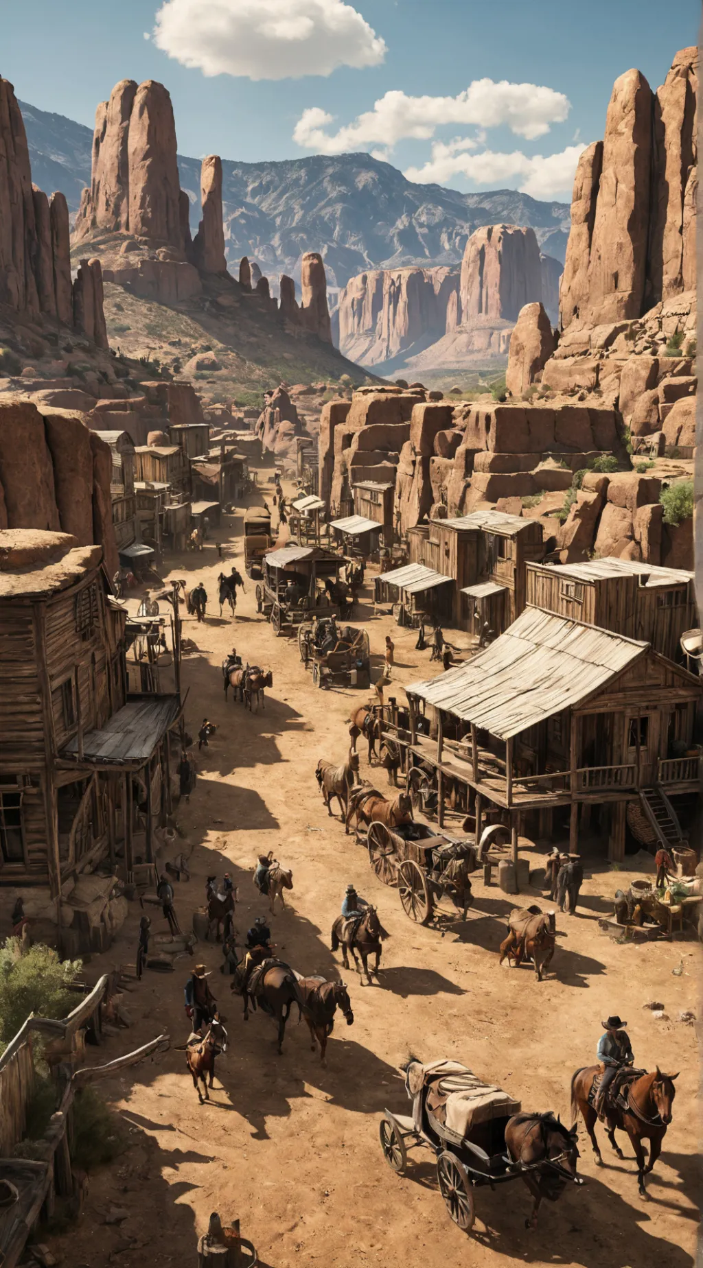 ai character: wild west SC background