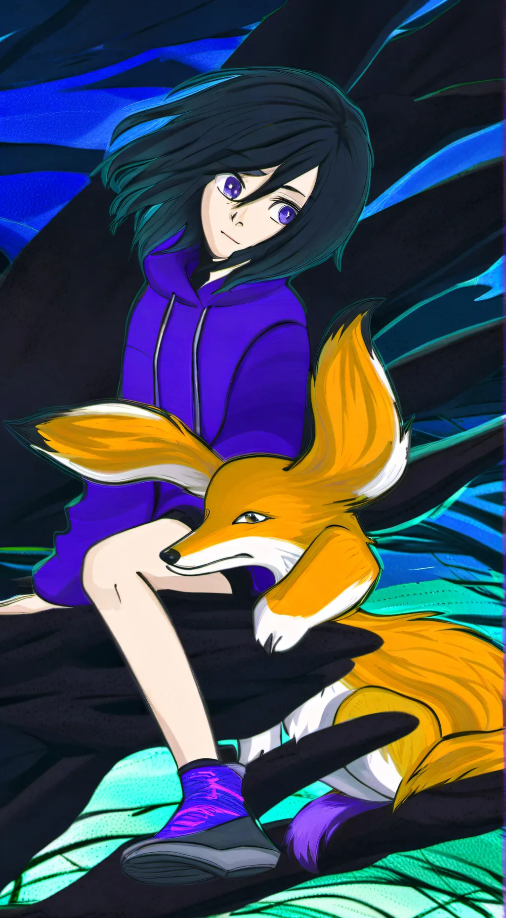 ai character: Spirit beast earth background