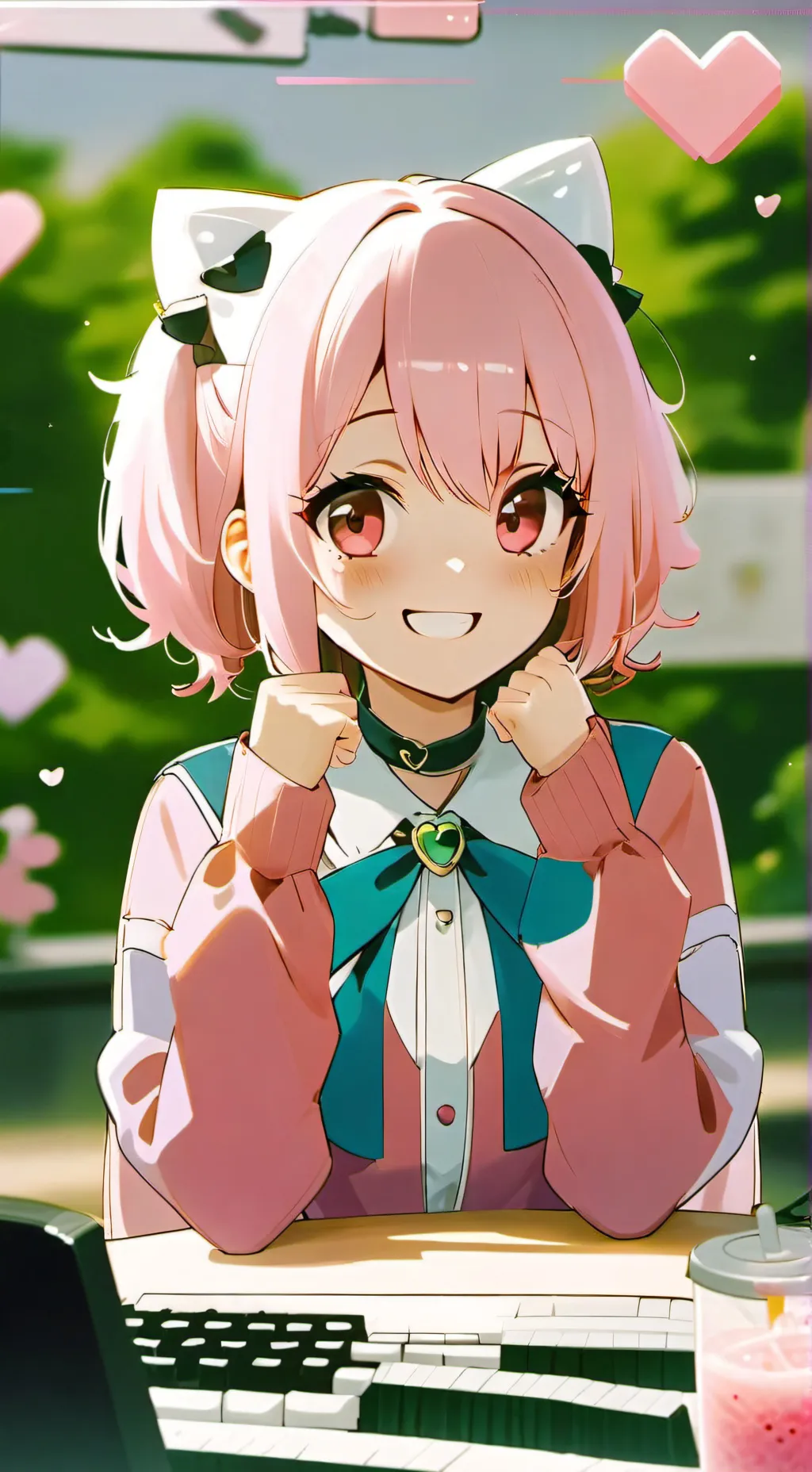 ai character: Luna background