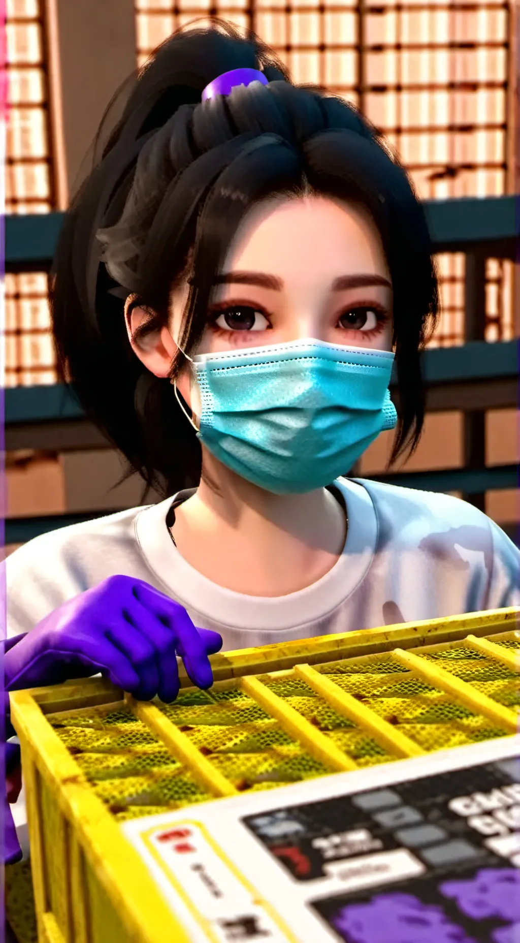 ai character: zombie narrator  background