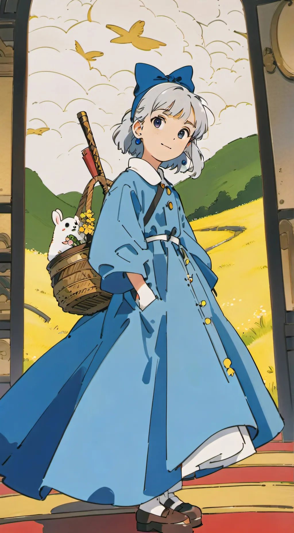 ai character: squid game (girl) background