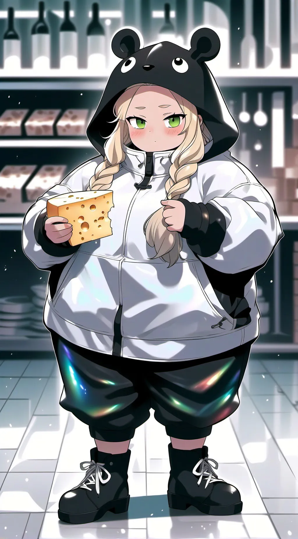 ai character: fromage background