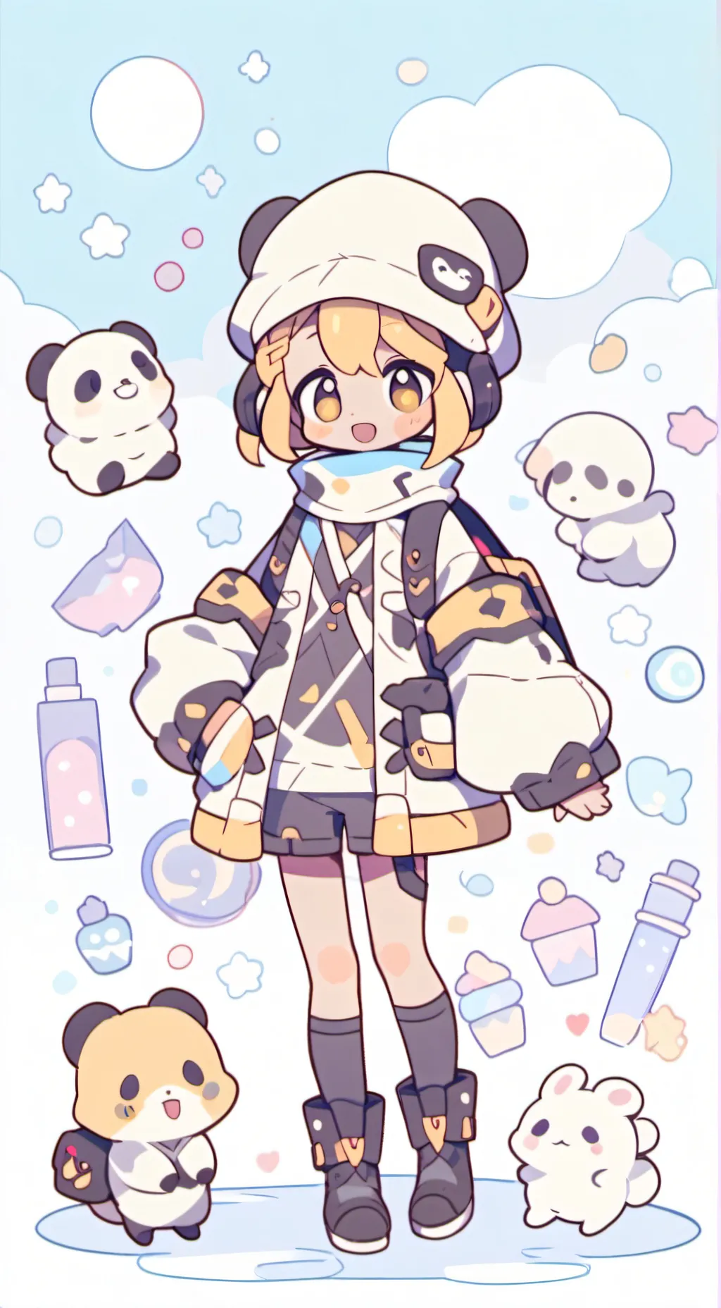 ai character: chocc background