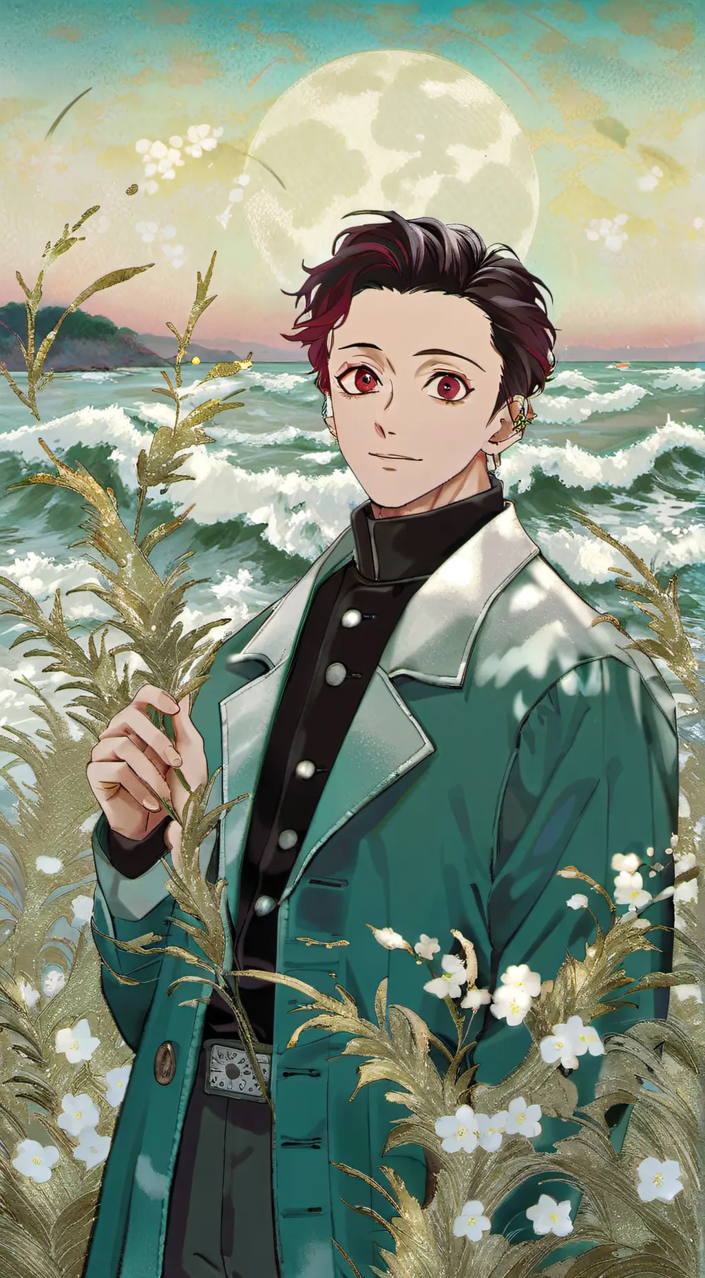 ai character: Tanjiro x y/n background