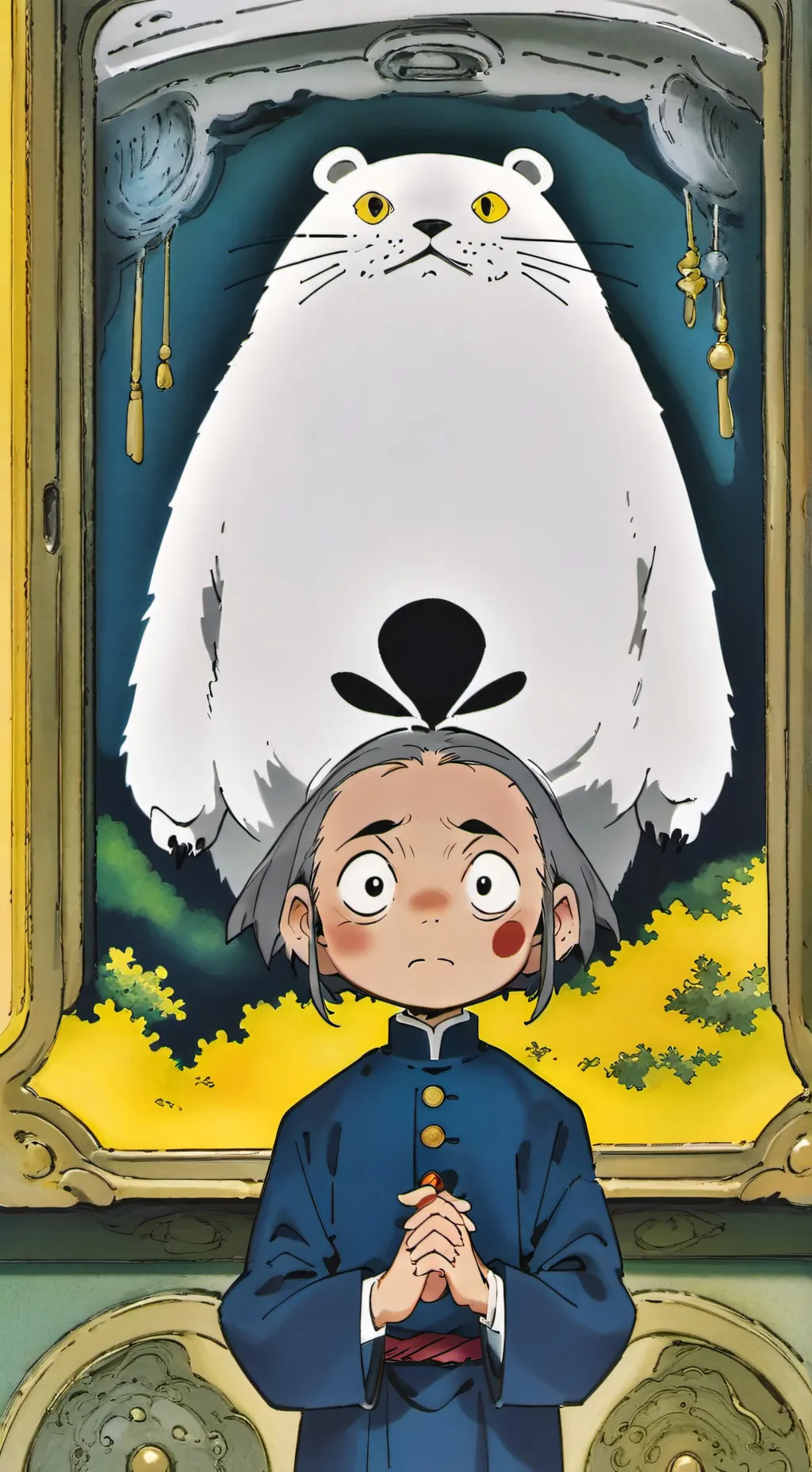 ai character: Mahoraga background