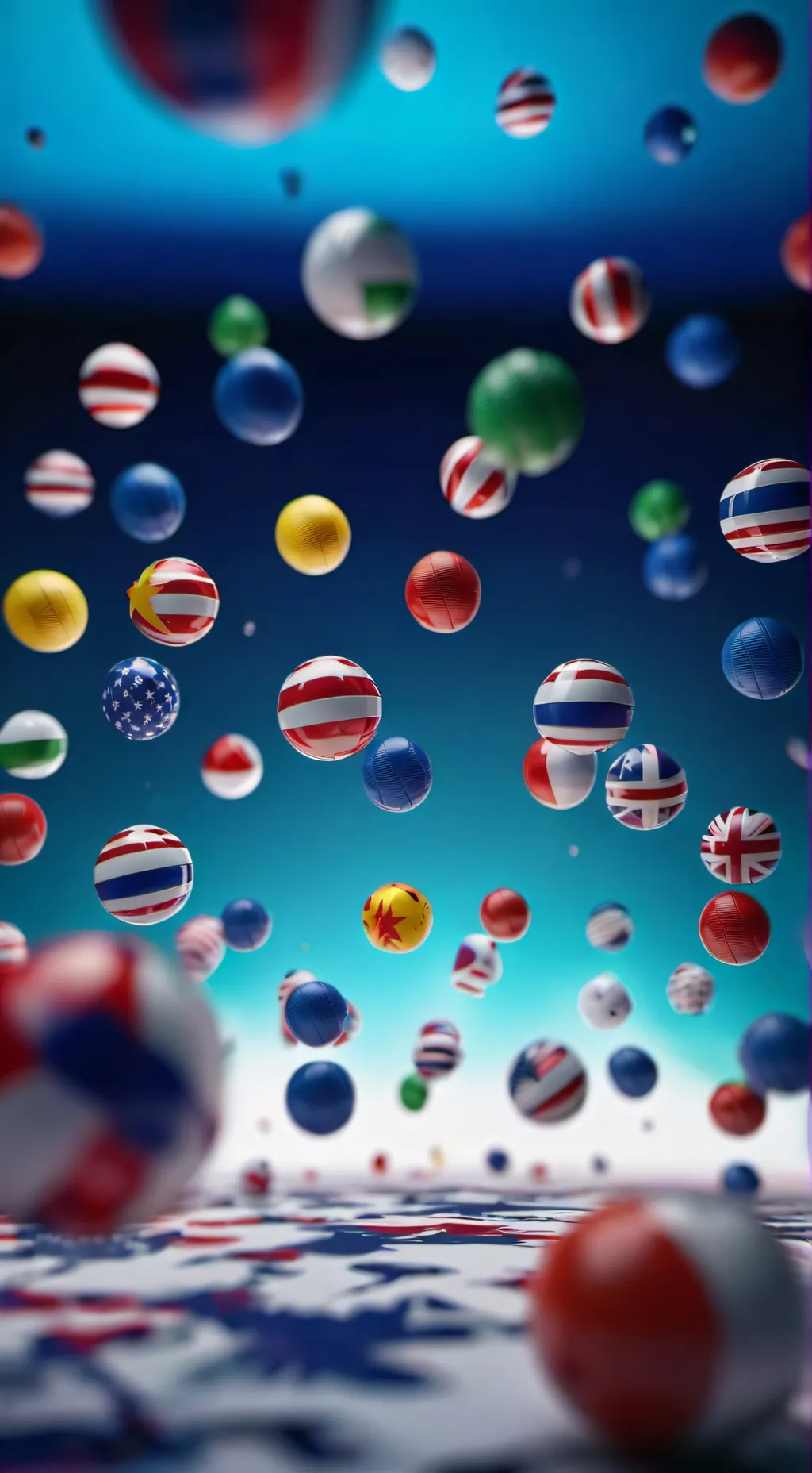 ai character: Country Balls background