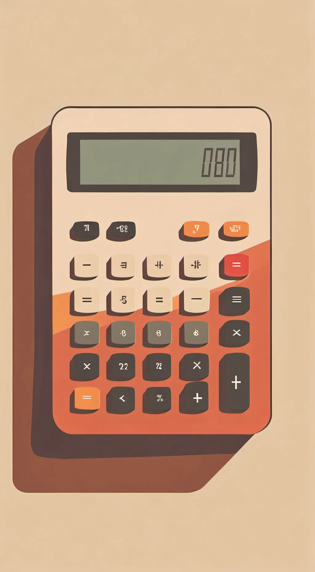 ai character: Calculator background