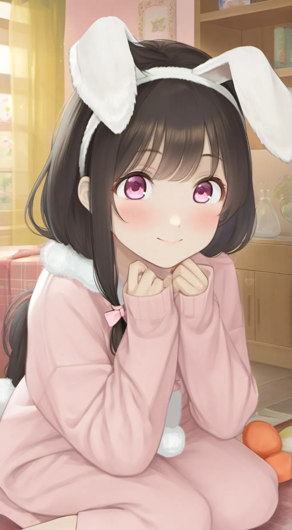 ai character: Mystic Bunny Furry background