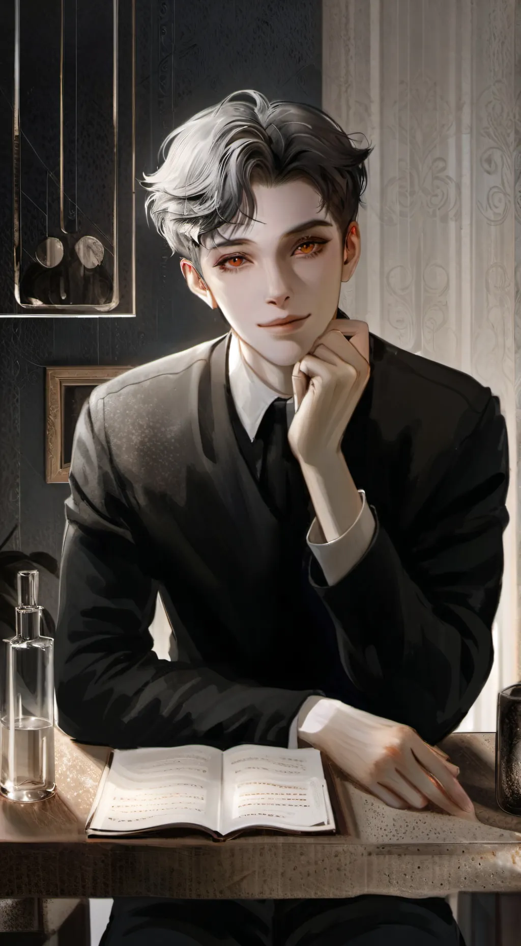 ai character: Max background