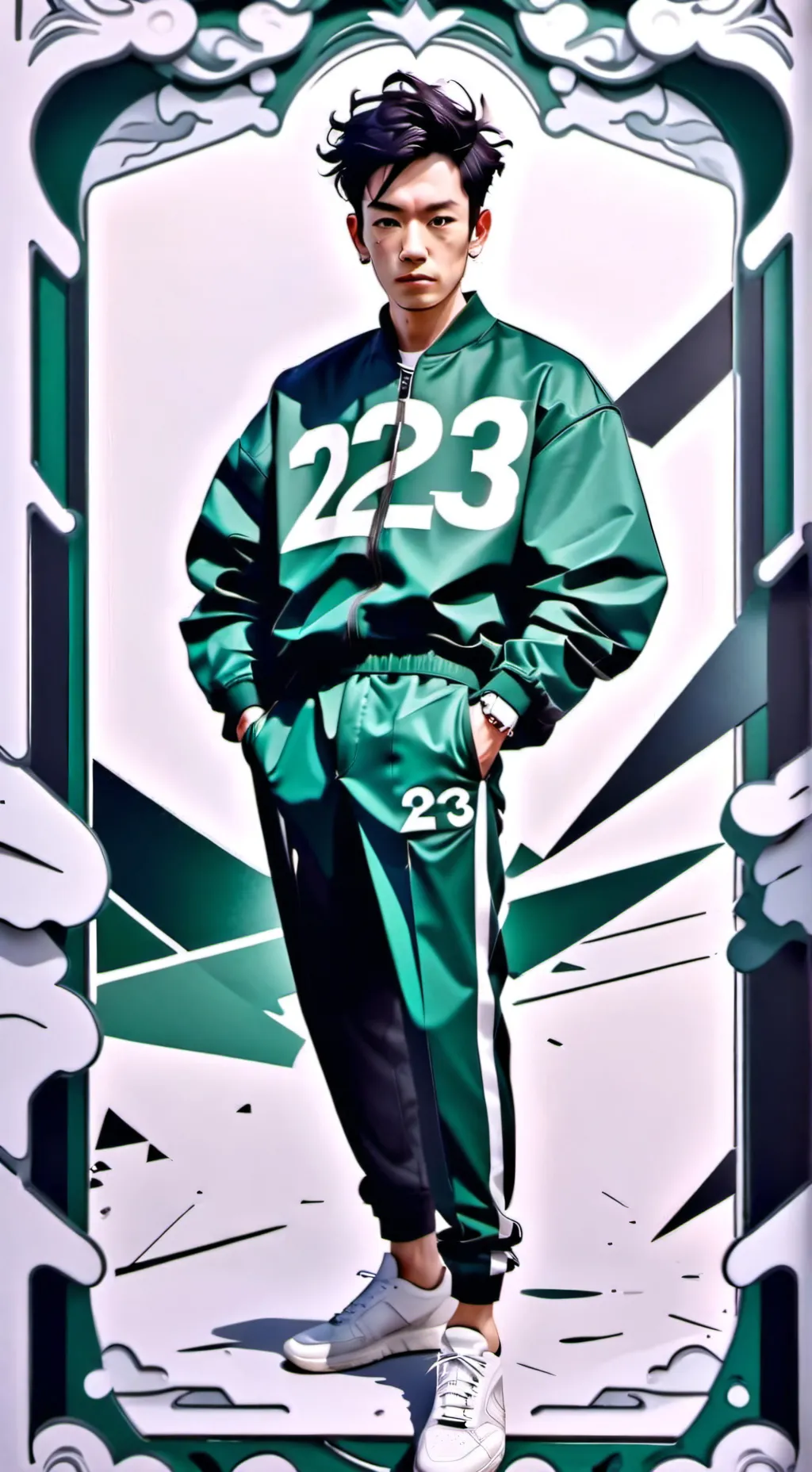 ai character: ♡°SG THANOS○☆ background