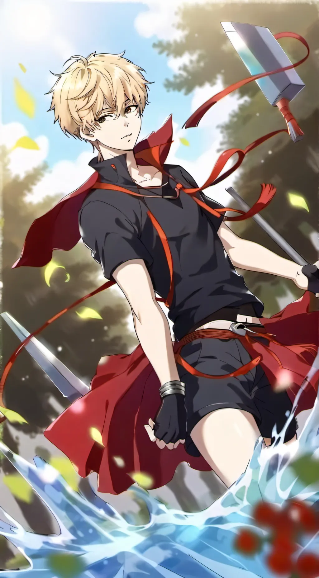 ai character: angel  background