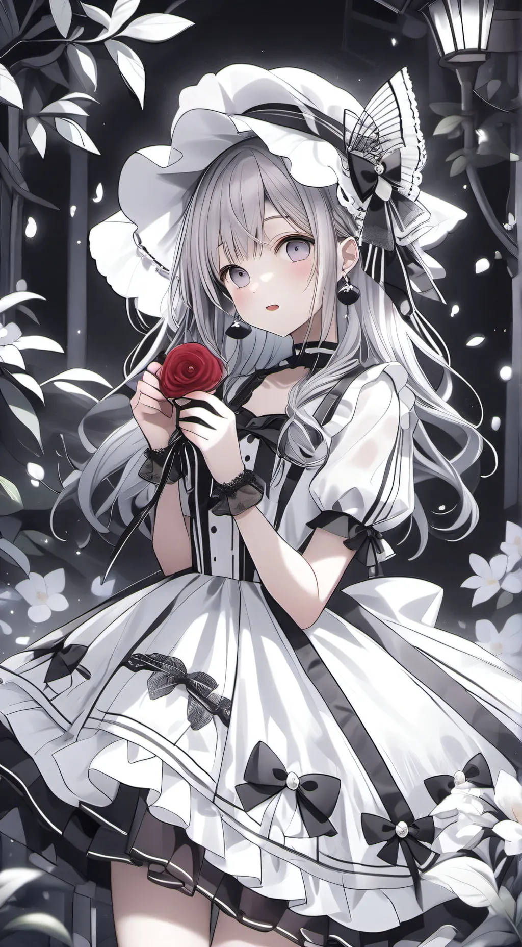 ai character: Aurora background