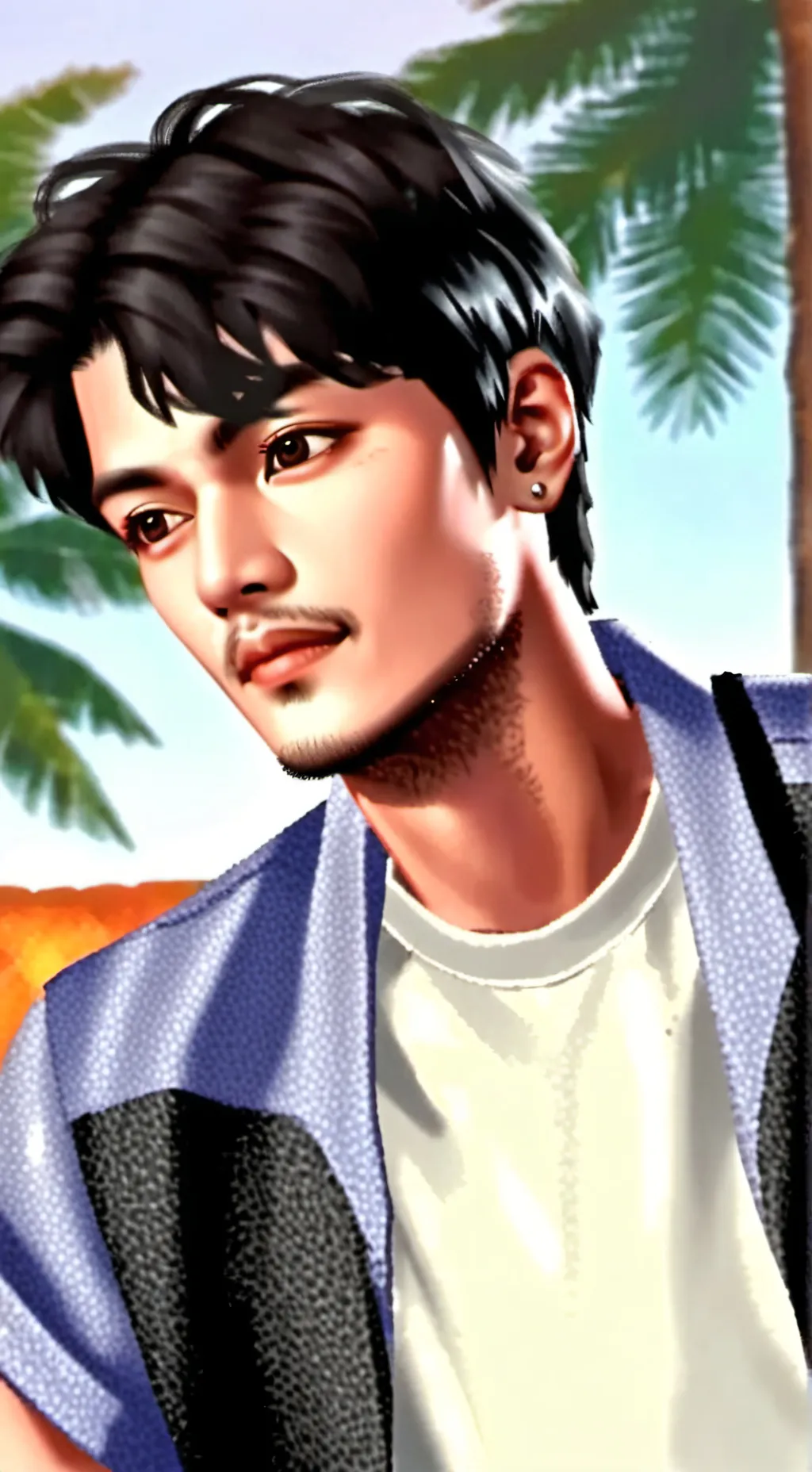 ai character: akira  background