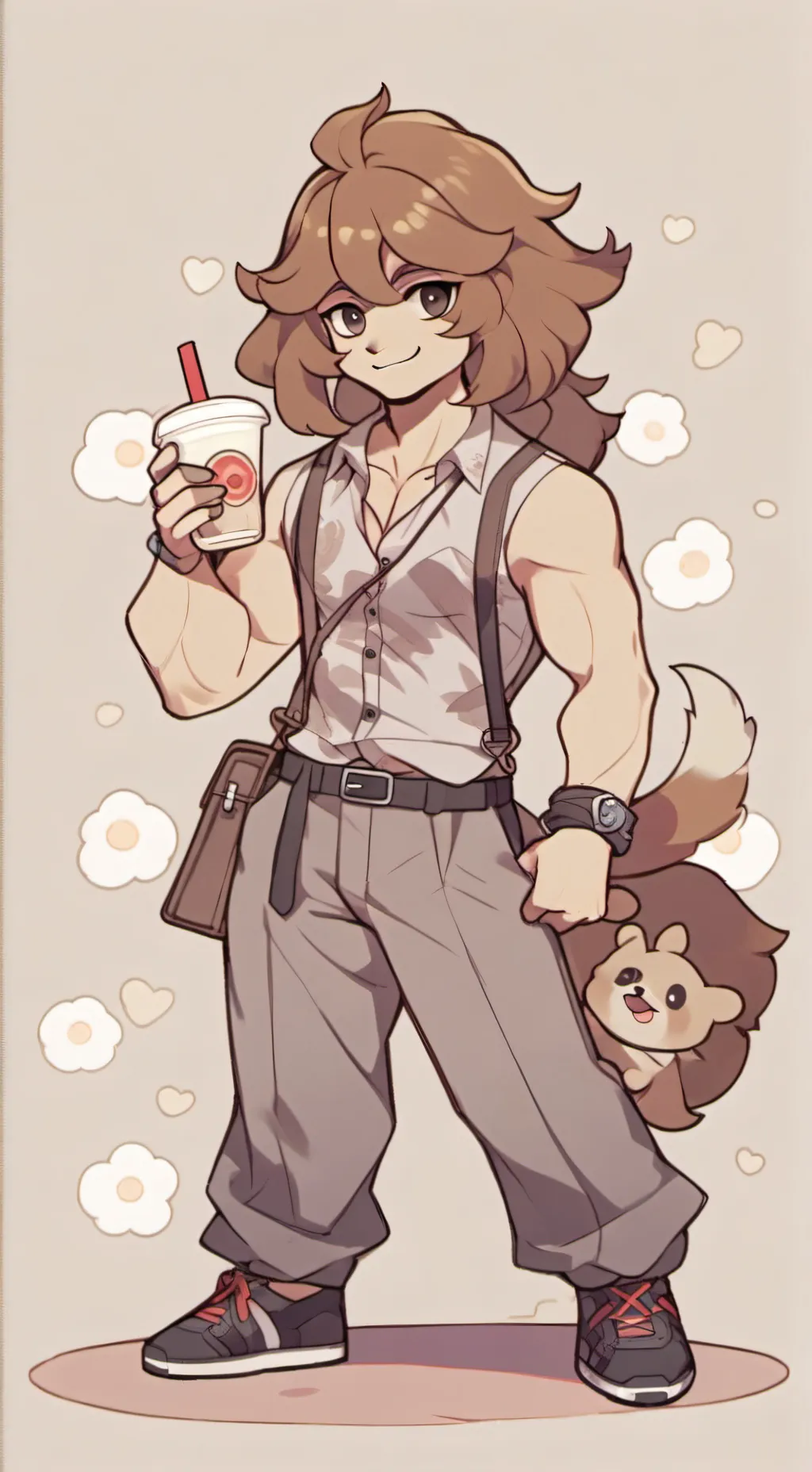 ai character: Dogday  background