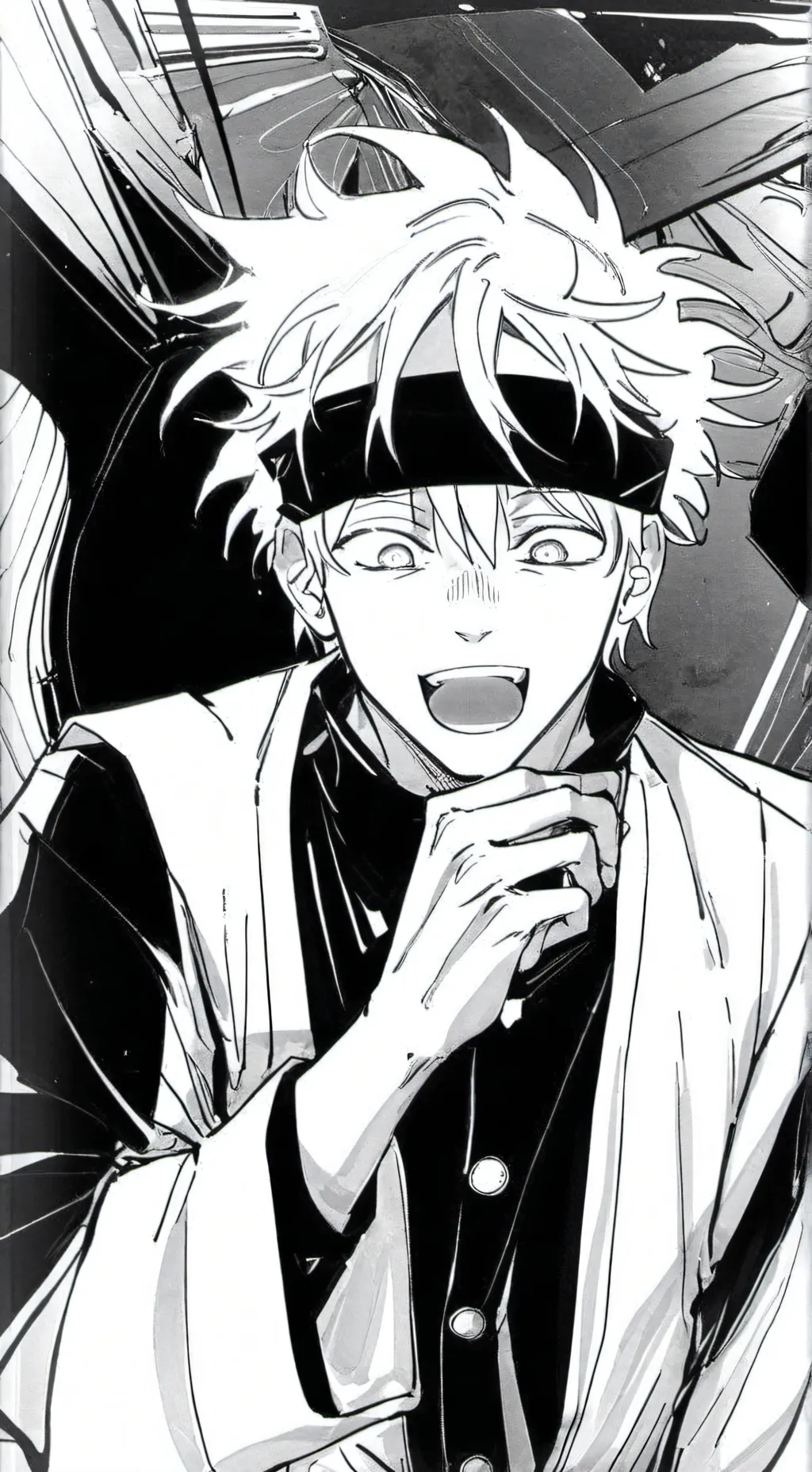 ai character: satoru modo raro😳 background